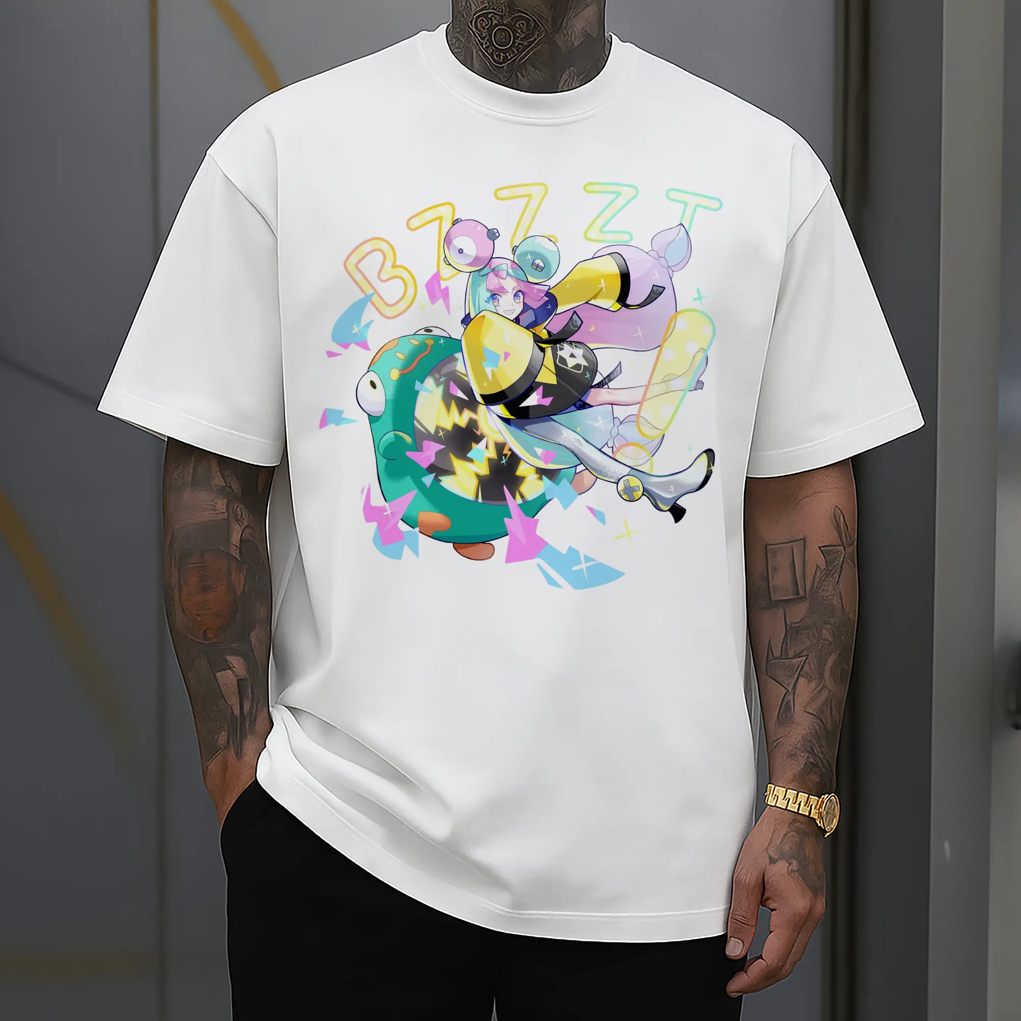 Iono Pokemon graphic Tee