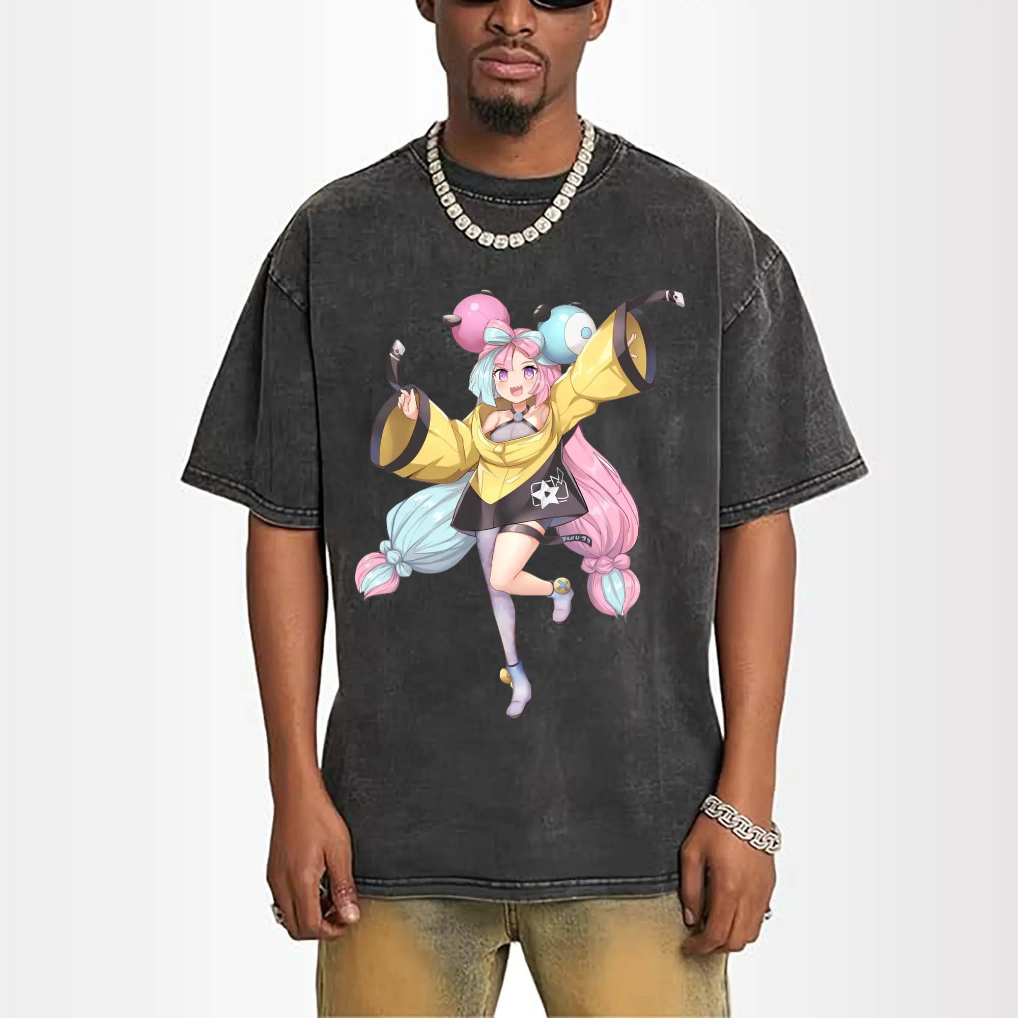Iono Pokemon cartoon T-Shirt