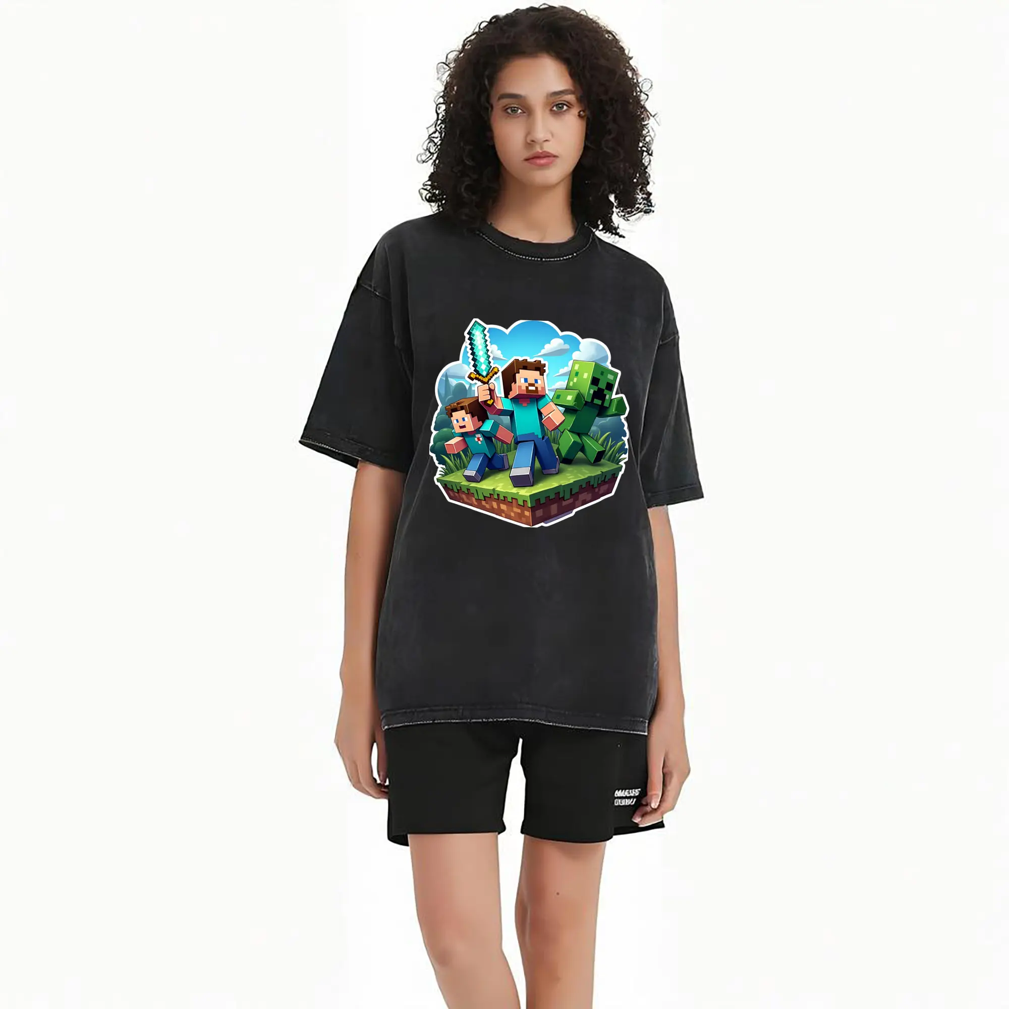 minecraft steve shirt