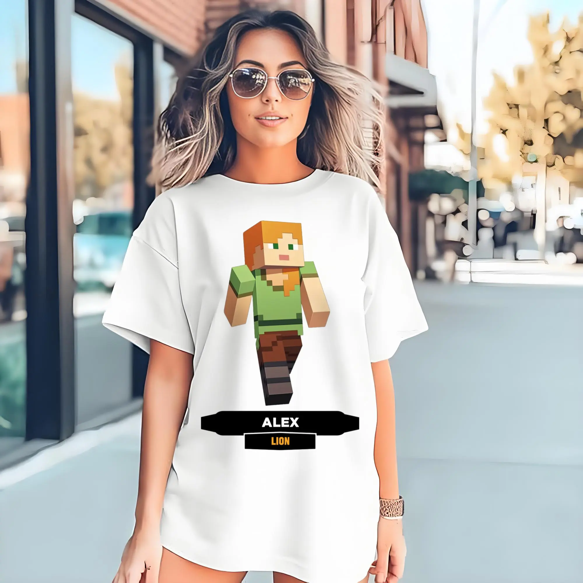 minecraft alex t shirt
