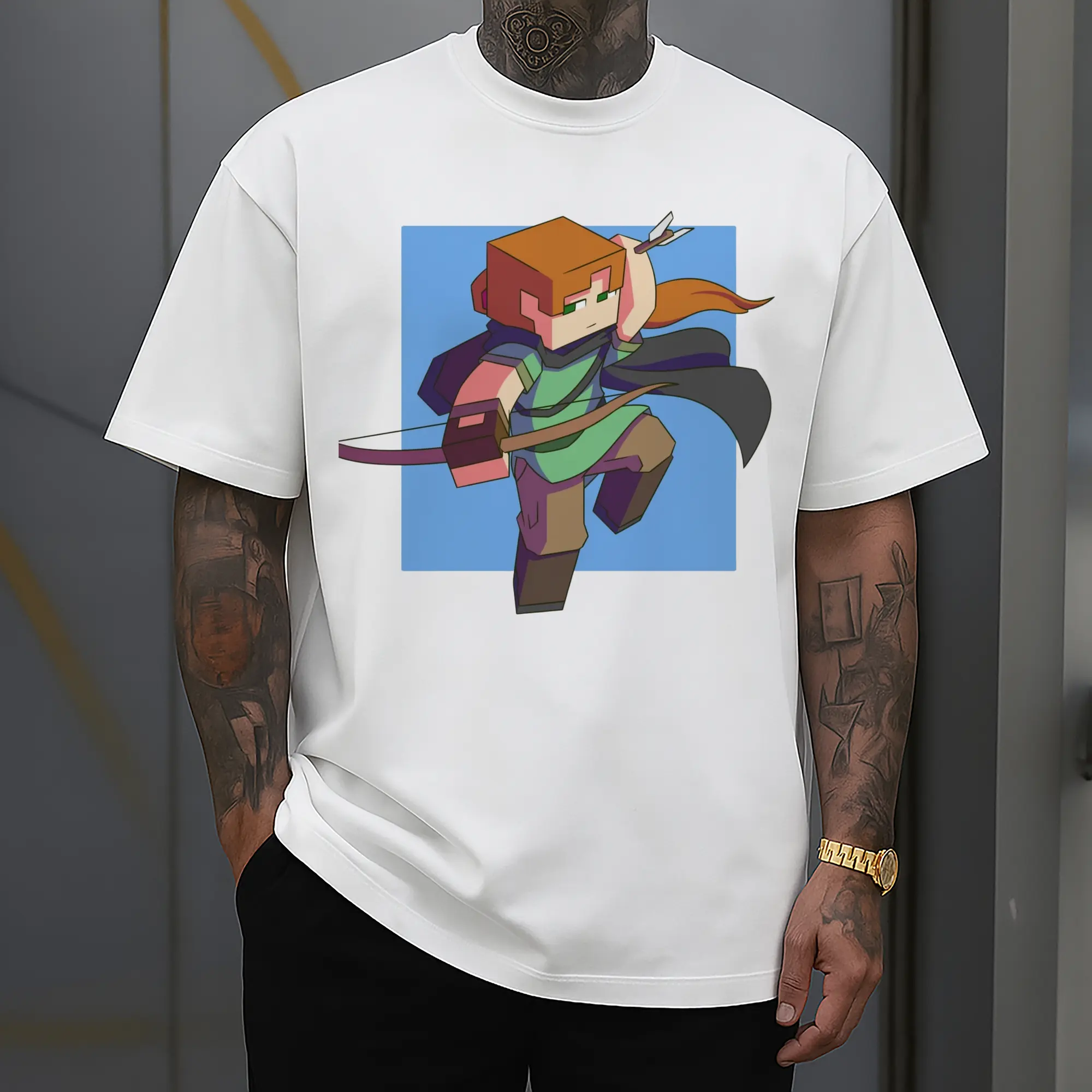 minecraft alex tee
