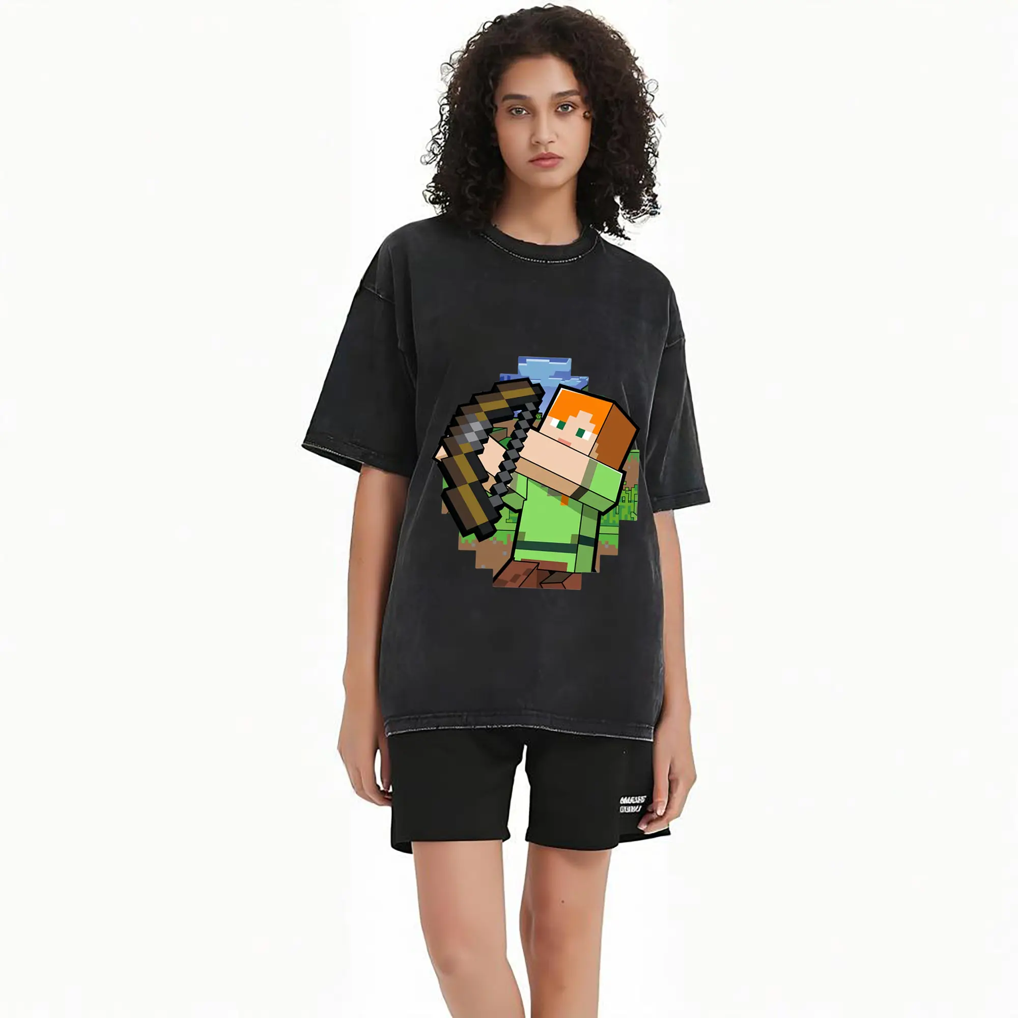 minecraft alex graphic classic t shirt