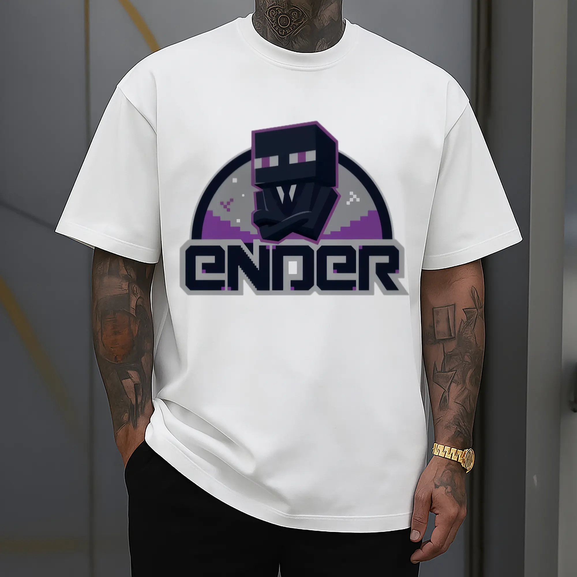 minecraft Enderman shirt