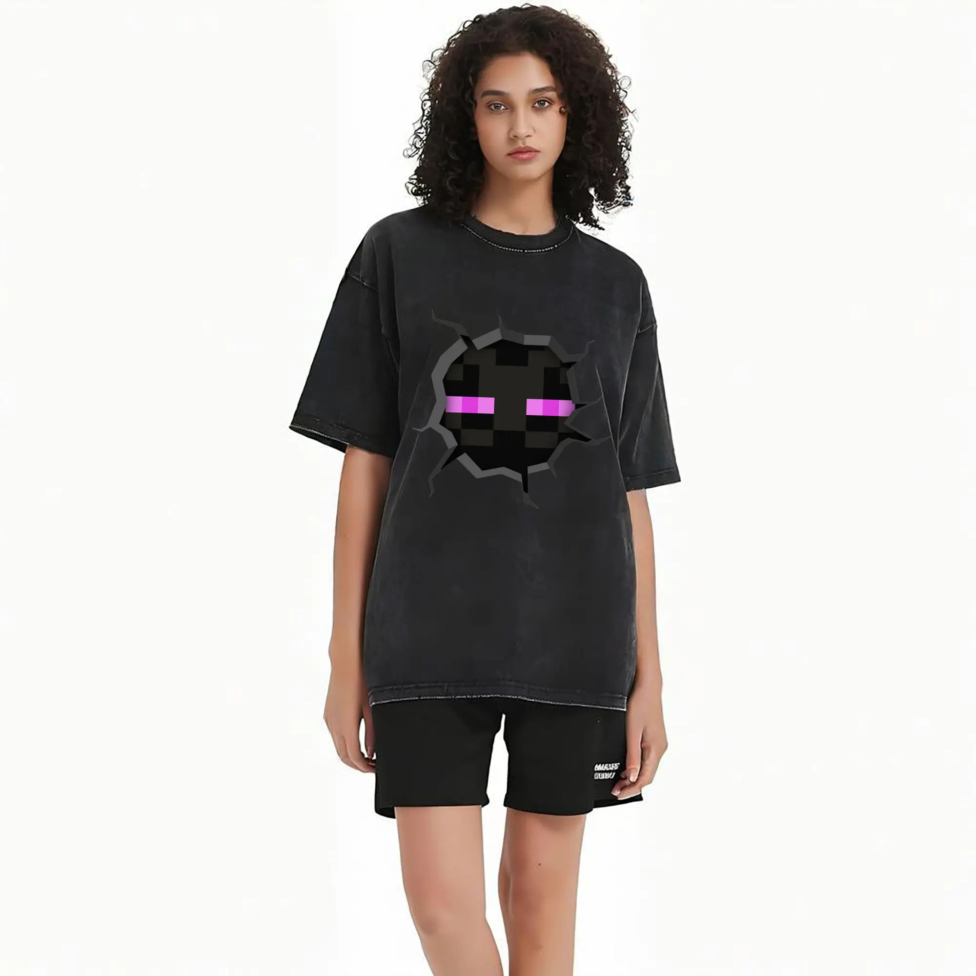 minecraft enderman face shirt