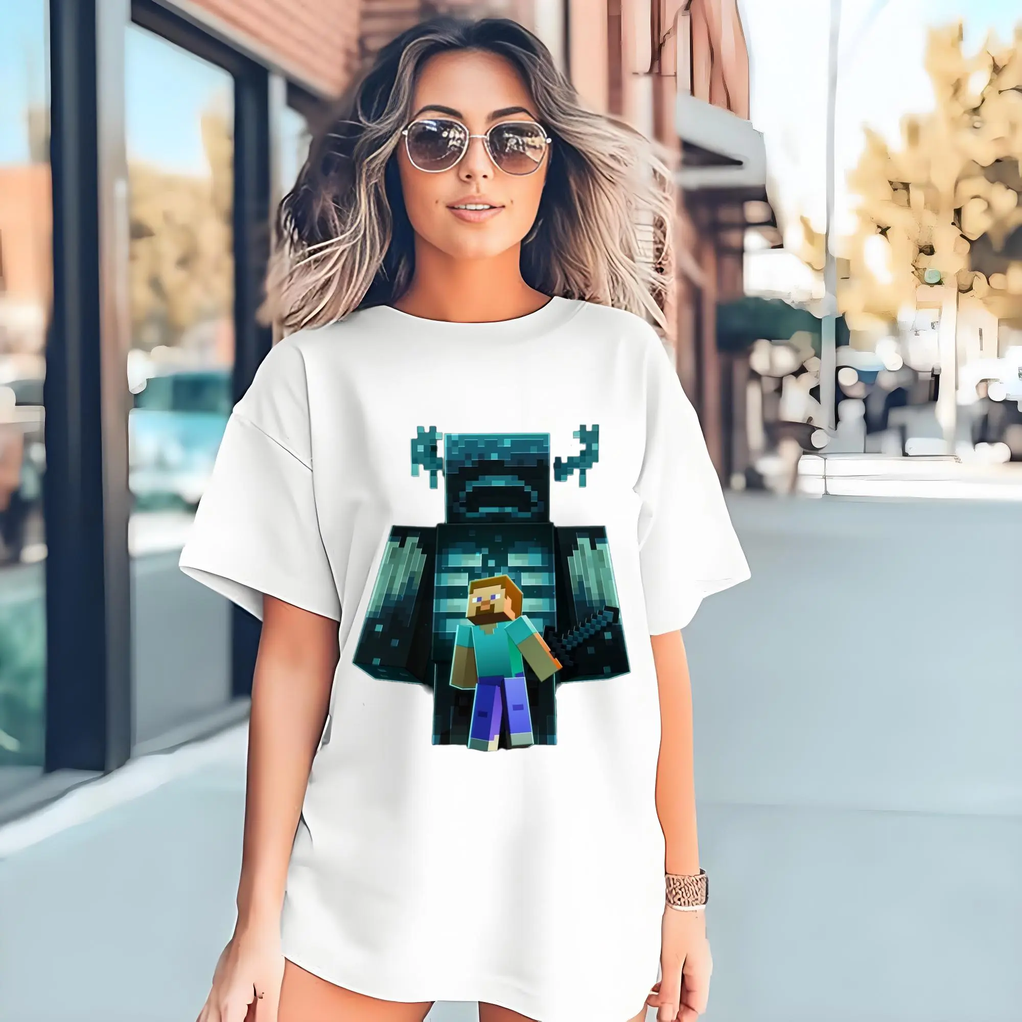 Men's Minecraft Warden Graphic T-Shirt