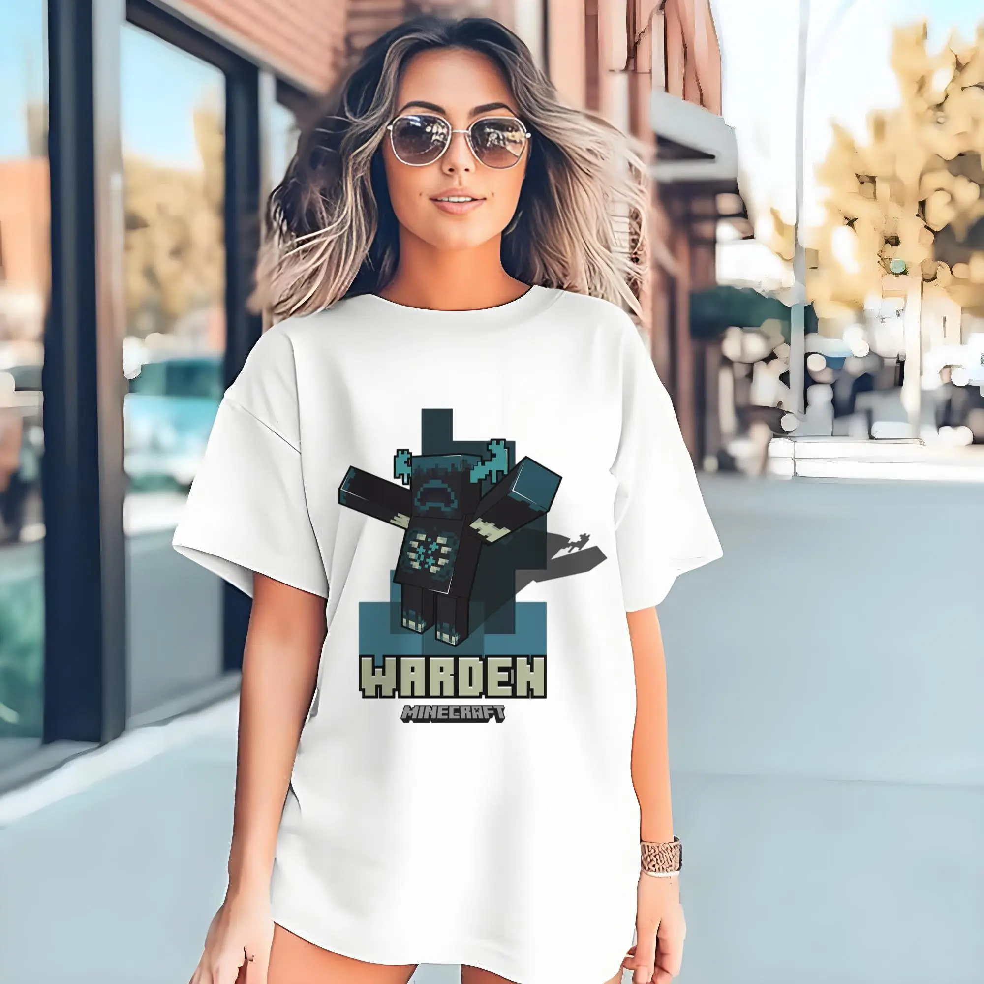 minecraft Warden graphic shirt​