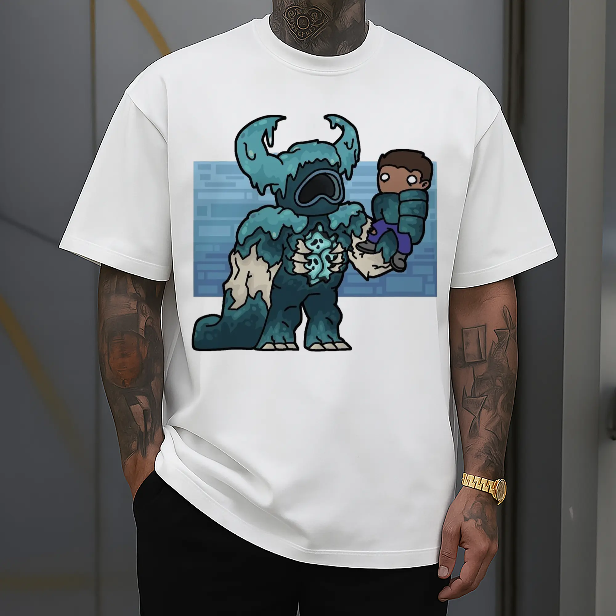 Warden Minecraft cartoon T-Shirt