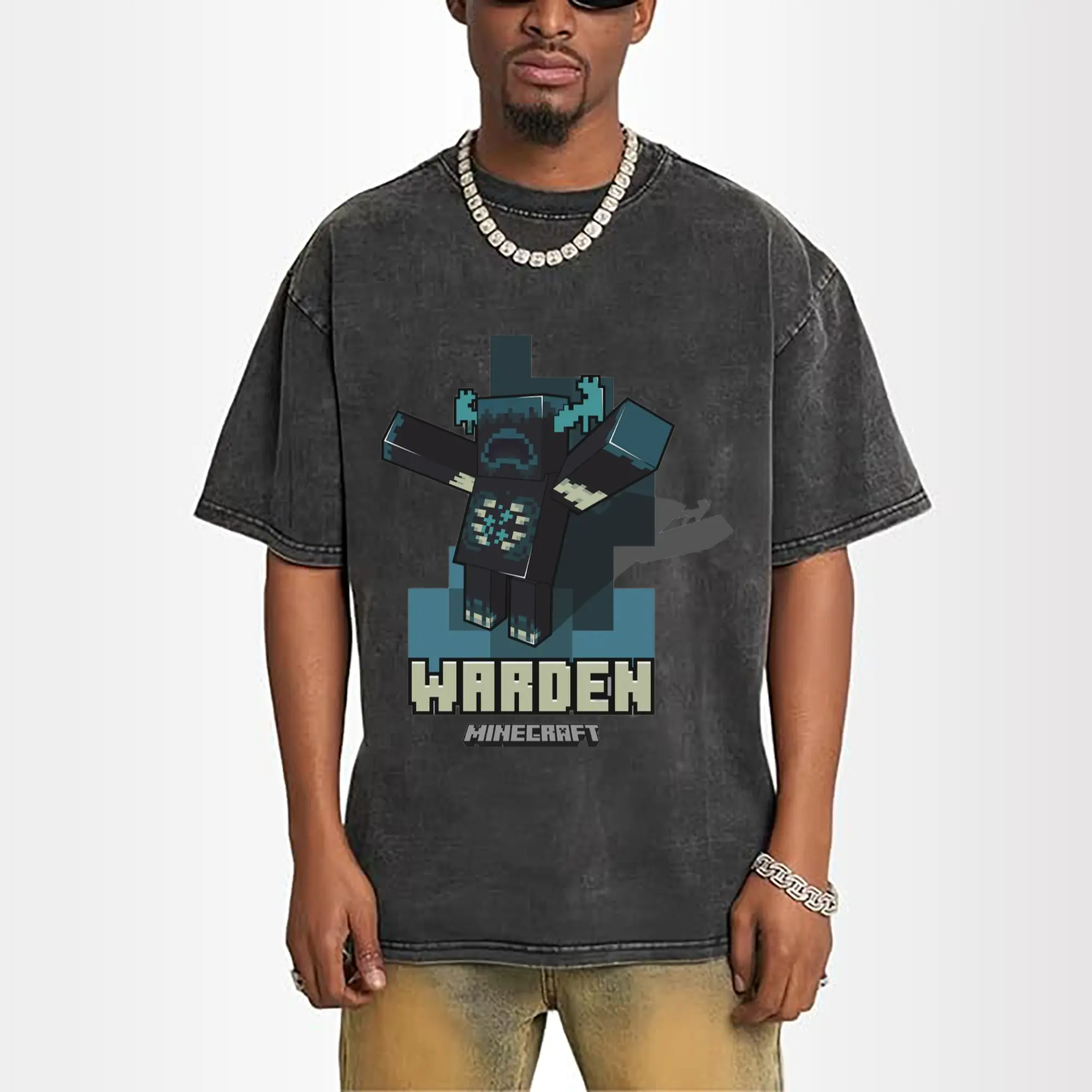 minecraft Warden graphic shirt​