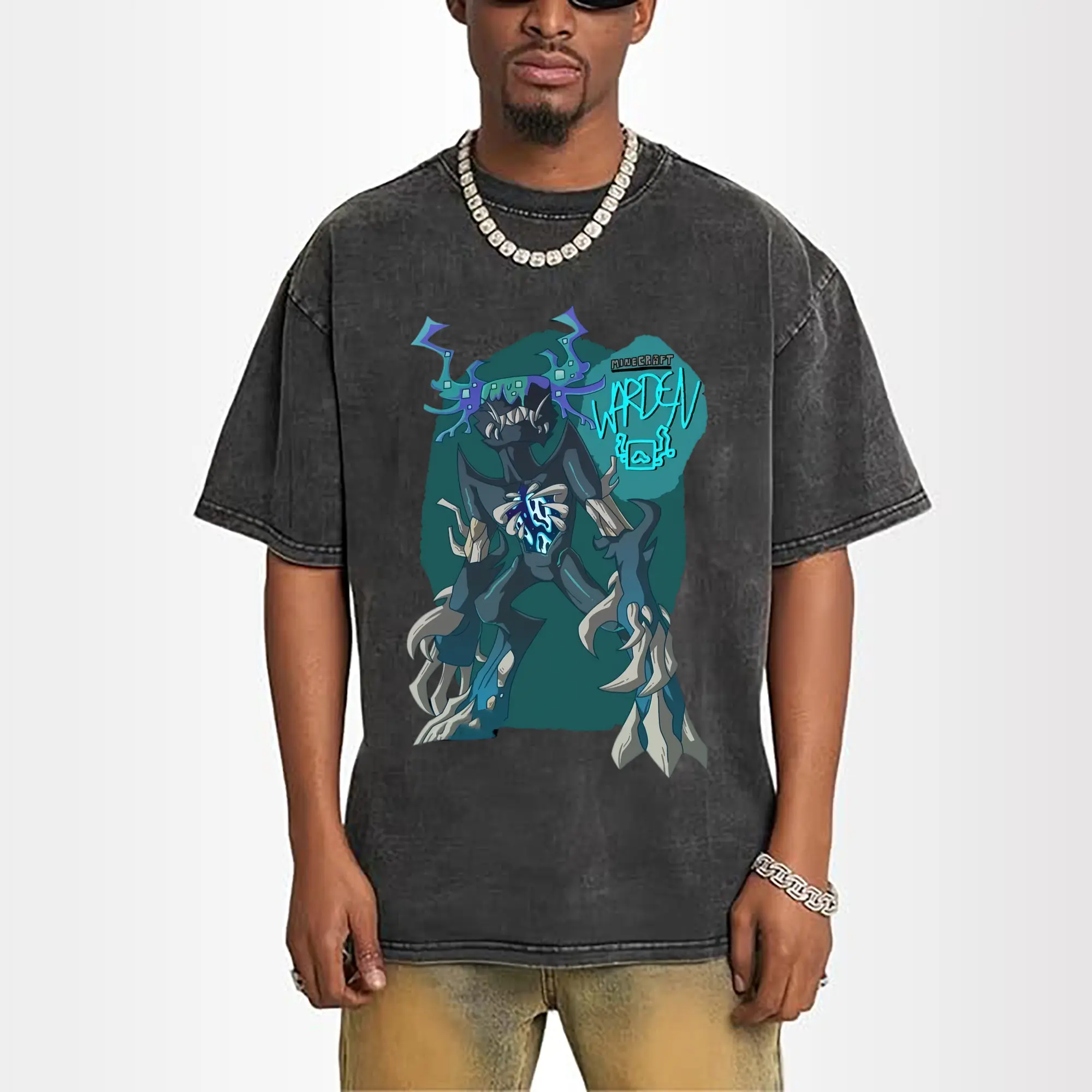 Warden Minecraft art Tee