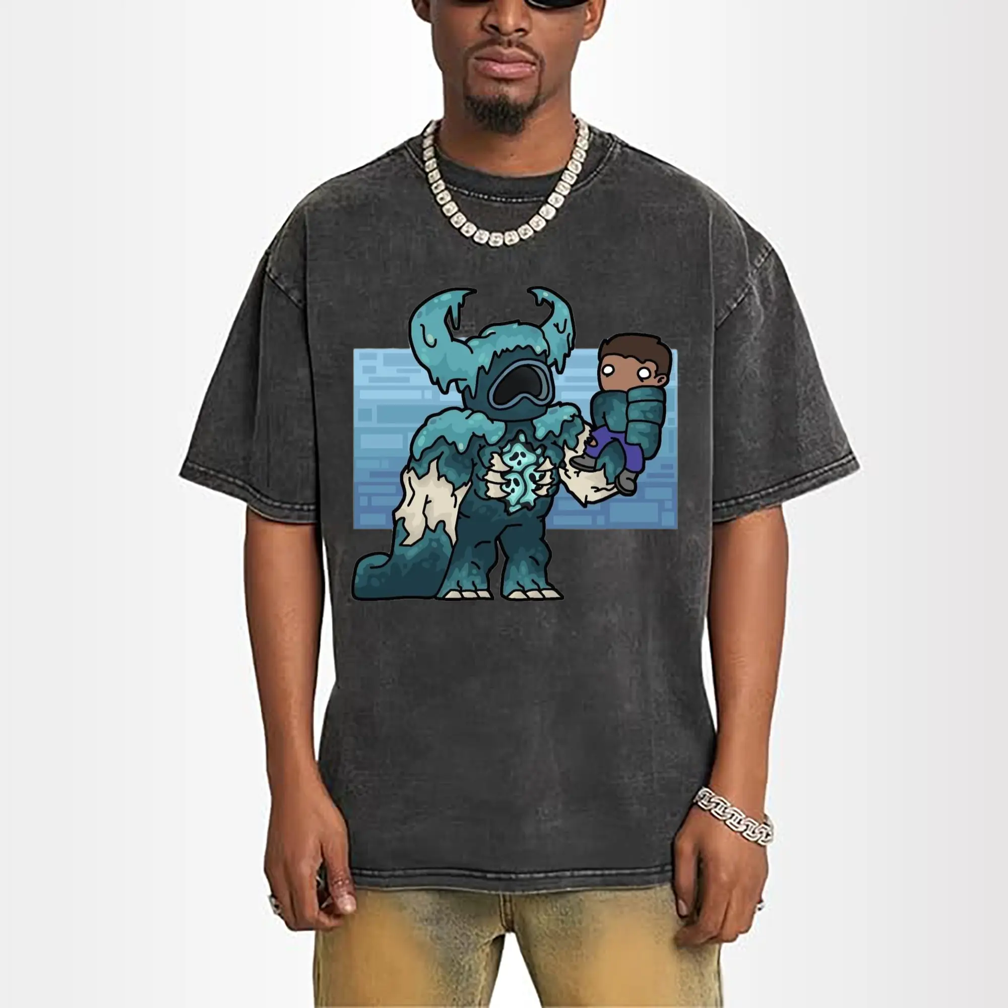 Warden Minecraft cartoon T-Shirt