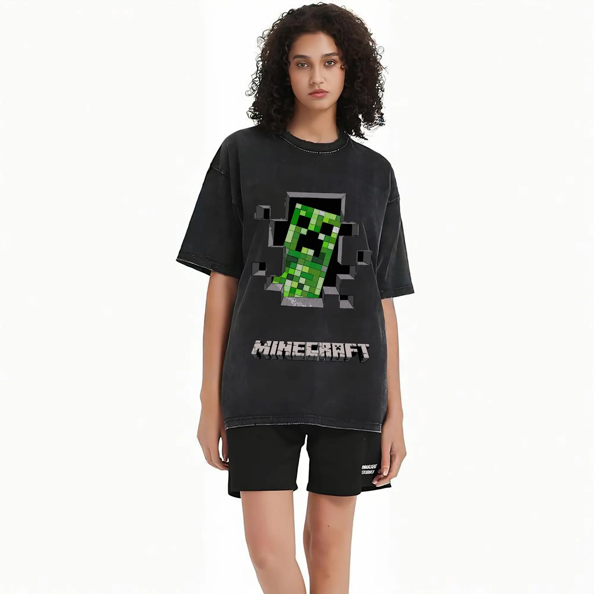 minecraft  creeper t shirt​