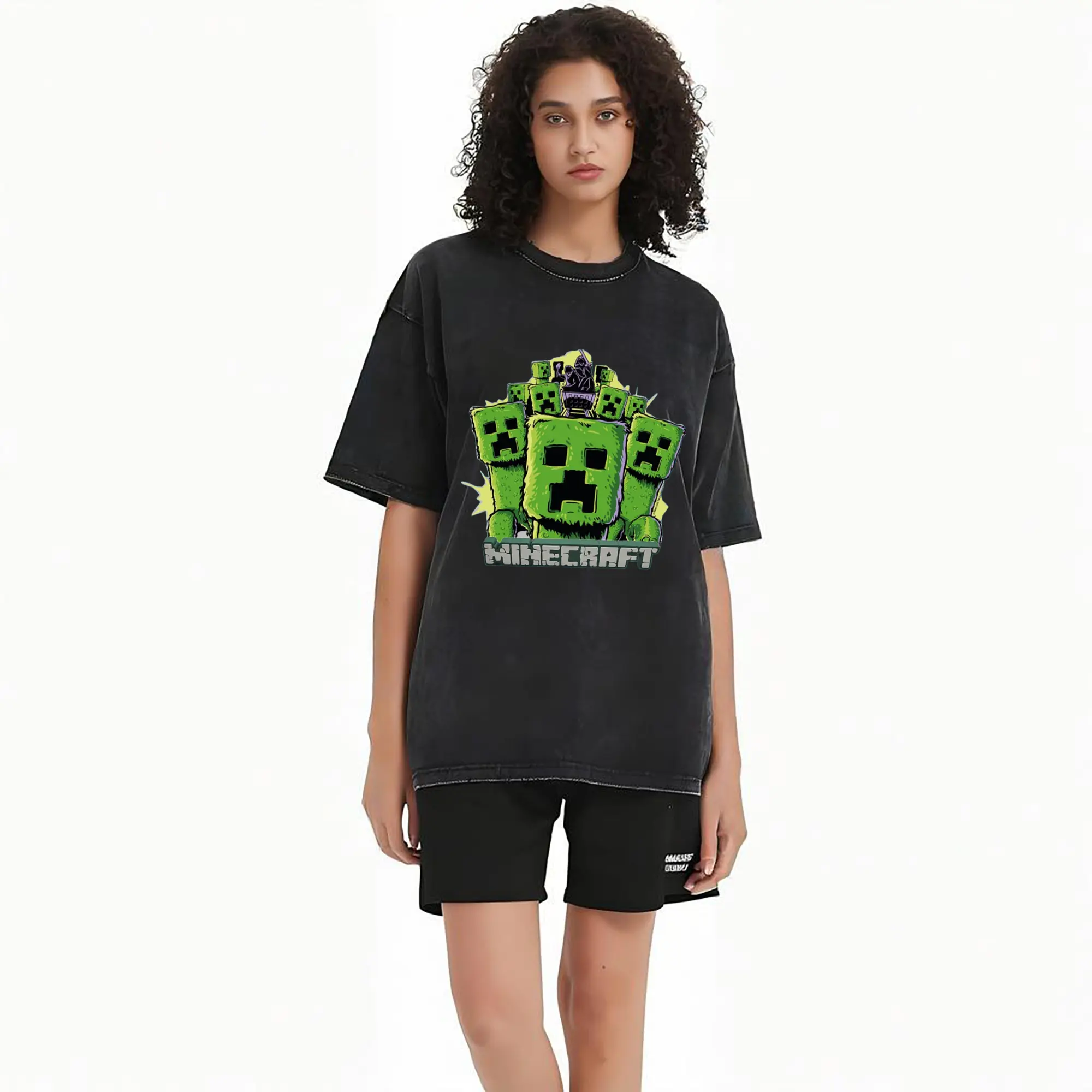 Minecraft Creeper graphic T-Shirt