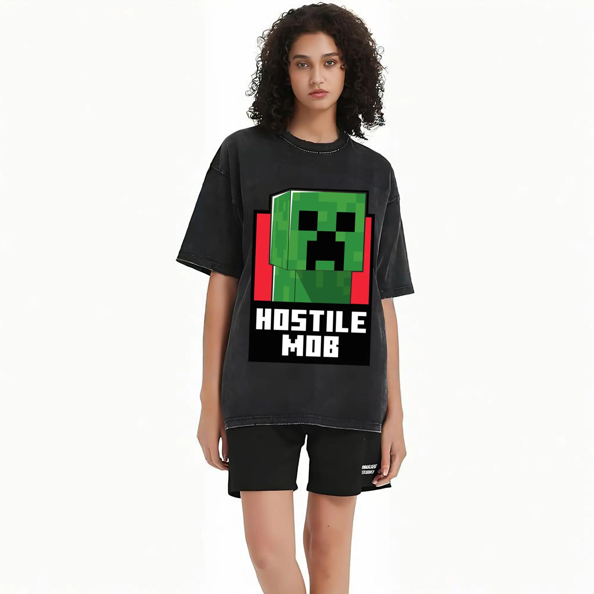 youth minecraft creeper t shirt