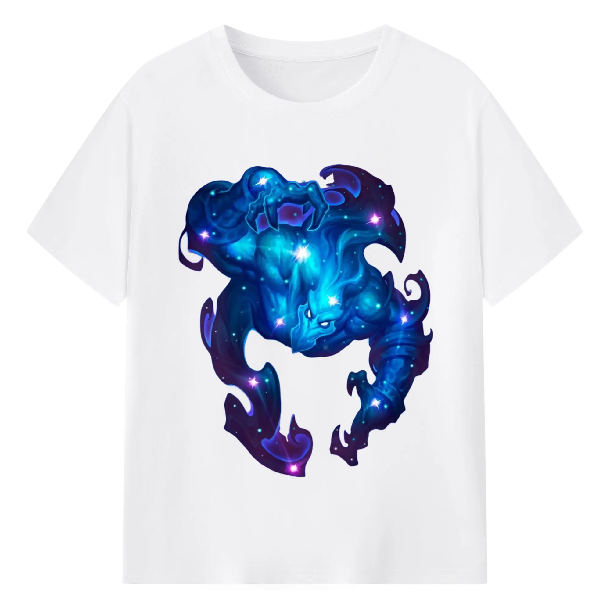 Hearthstone Void graphic t-shirt - 180g Cotton T-Shirt With Front Heat Transfer Print – Soft, Lightweight, Fitted Design – Comfortable Casual Wear For Sports & Everyday Use