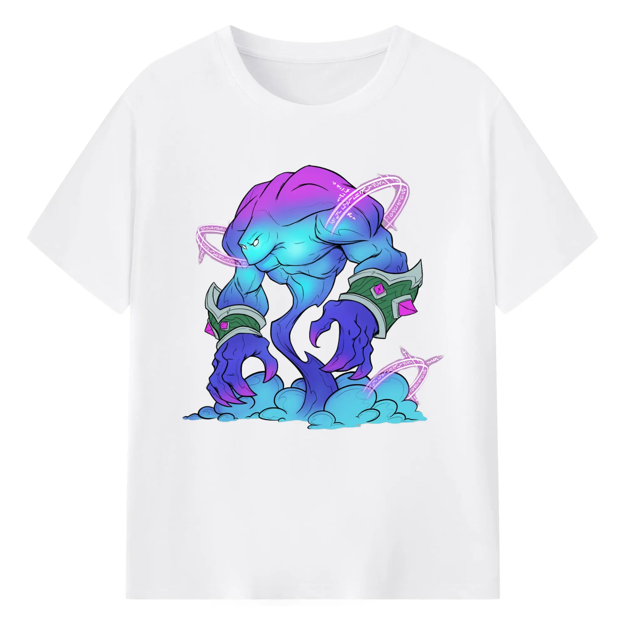 Hearthstone Void tee - 180g Cotton T-Shirt With Front Heat Transfer Print – Soft, Lightweight, Fitted Design – Comfortable Casual Wear For Sports & Everyday Use