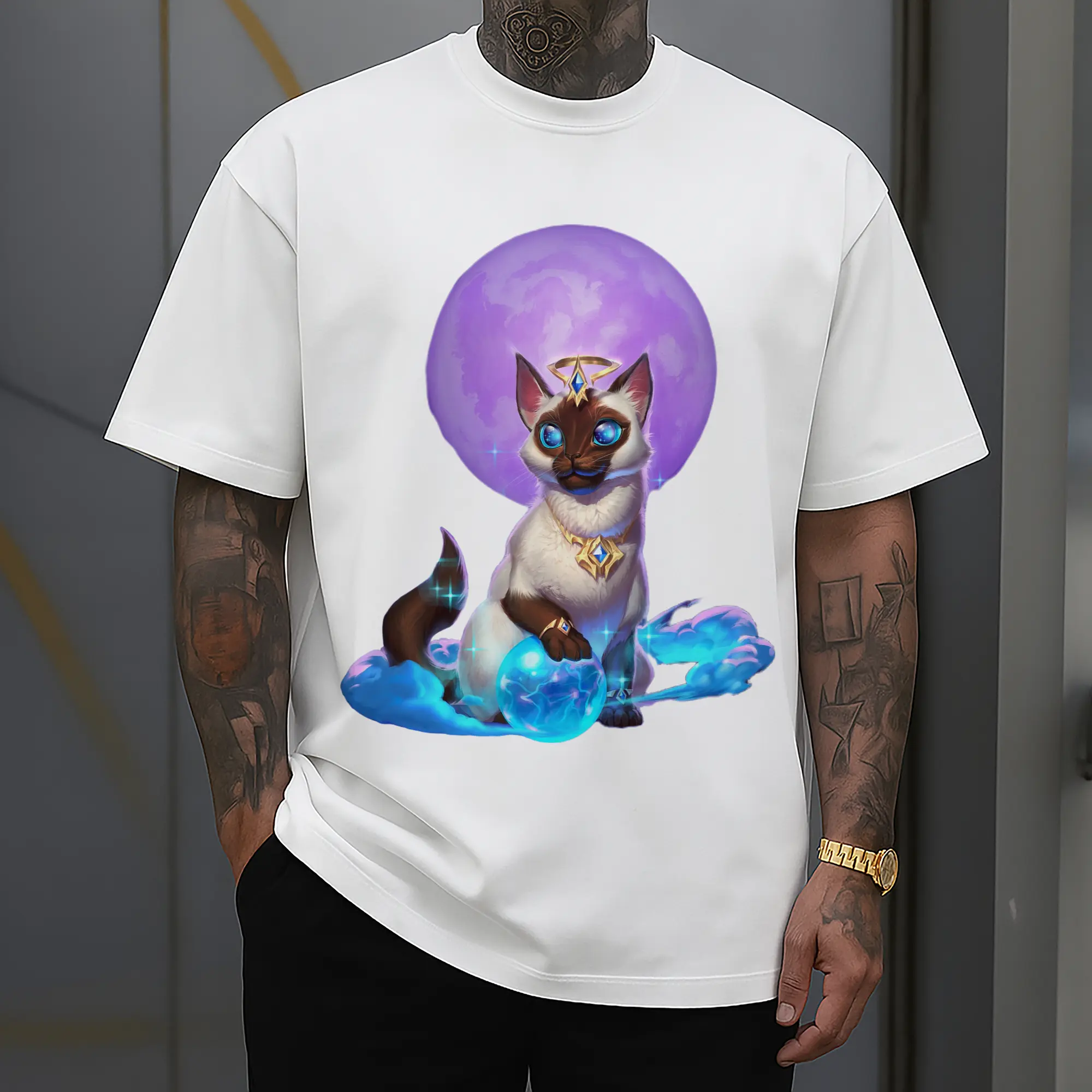 hearthstone cat t-shirt