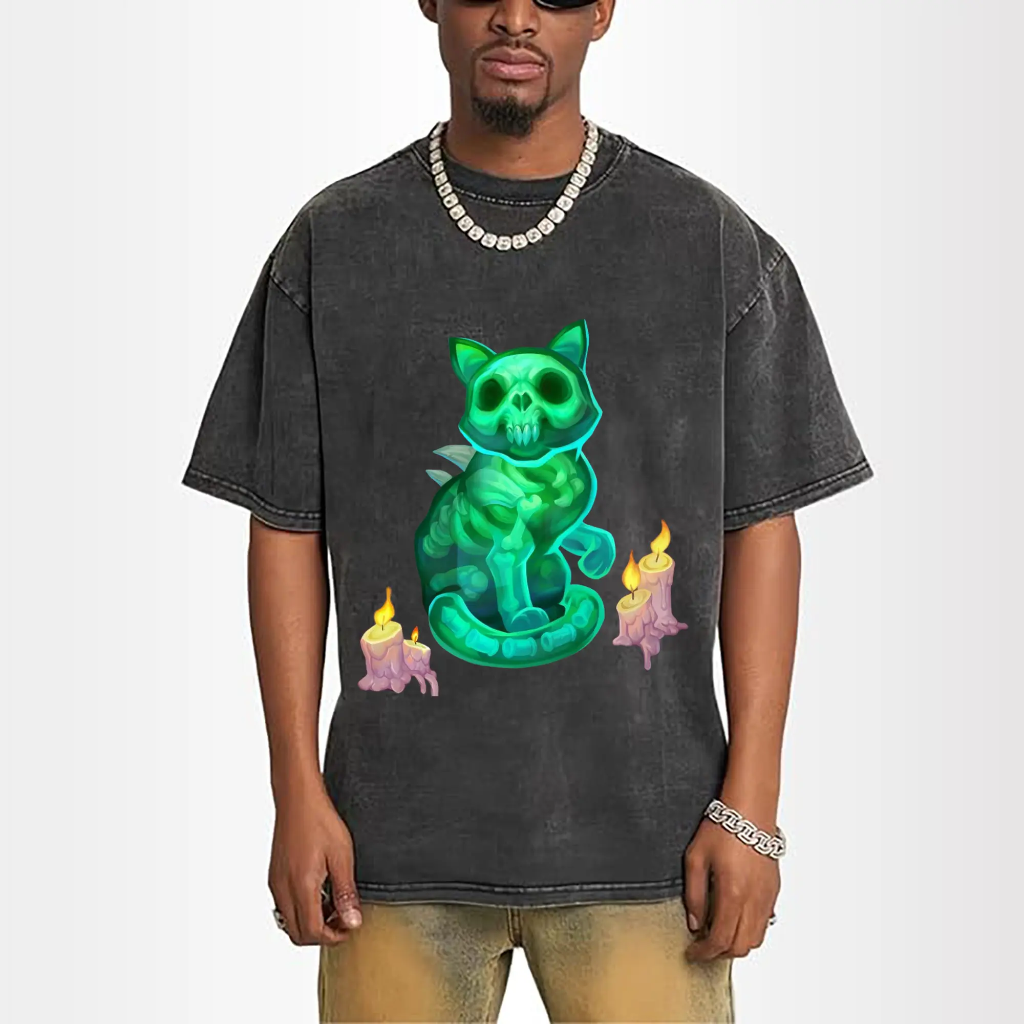 hearthstone cat graphic tee