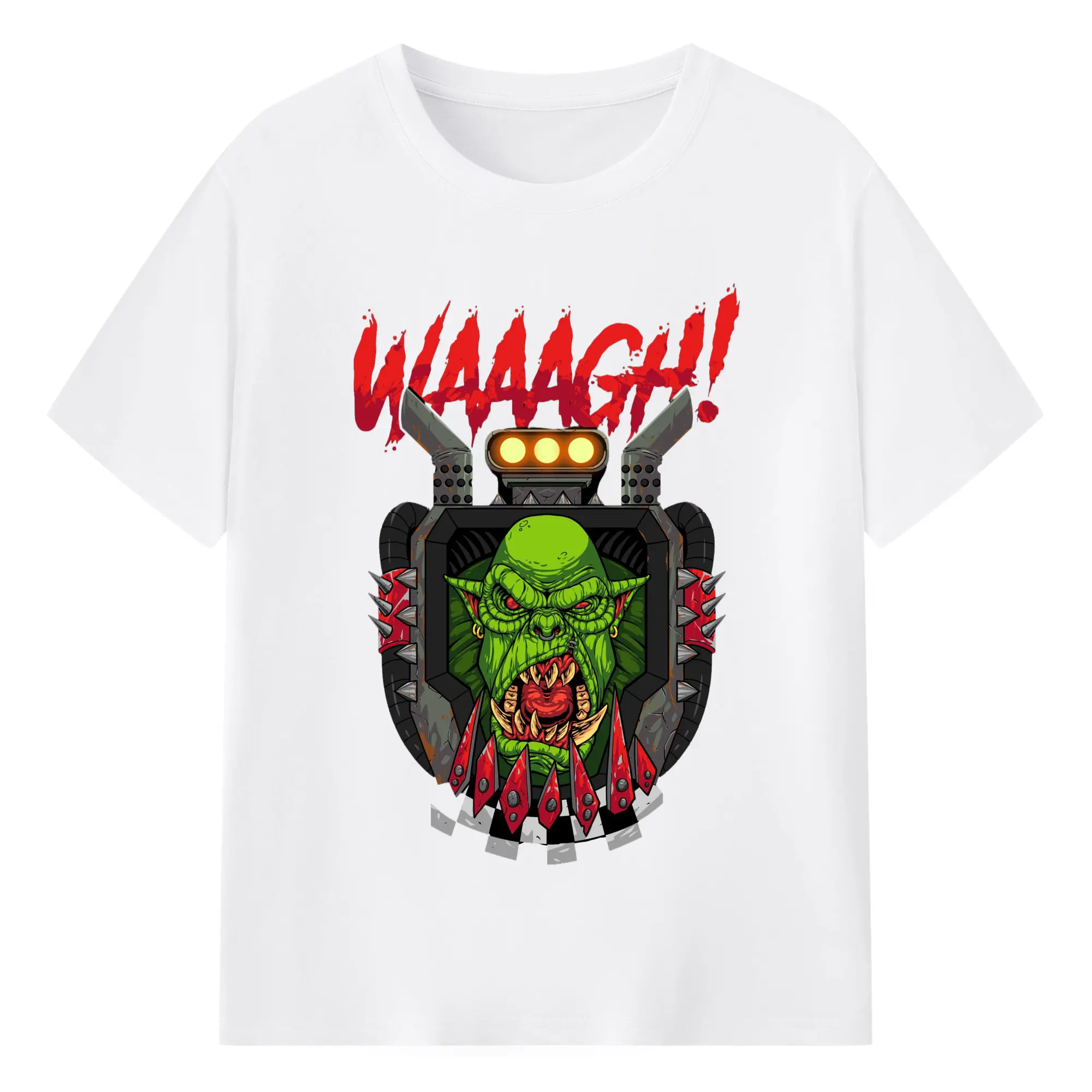 Warhammer 40k Skaven t-shirt - 180g Cotton T-Shirt With Front Heat Transfer Print – Soft, Lightweight, Fitted Design – Comfortable Casual Wear For Sports & Everyday Use