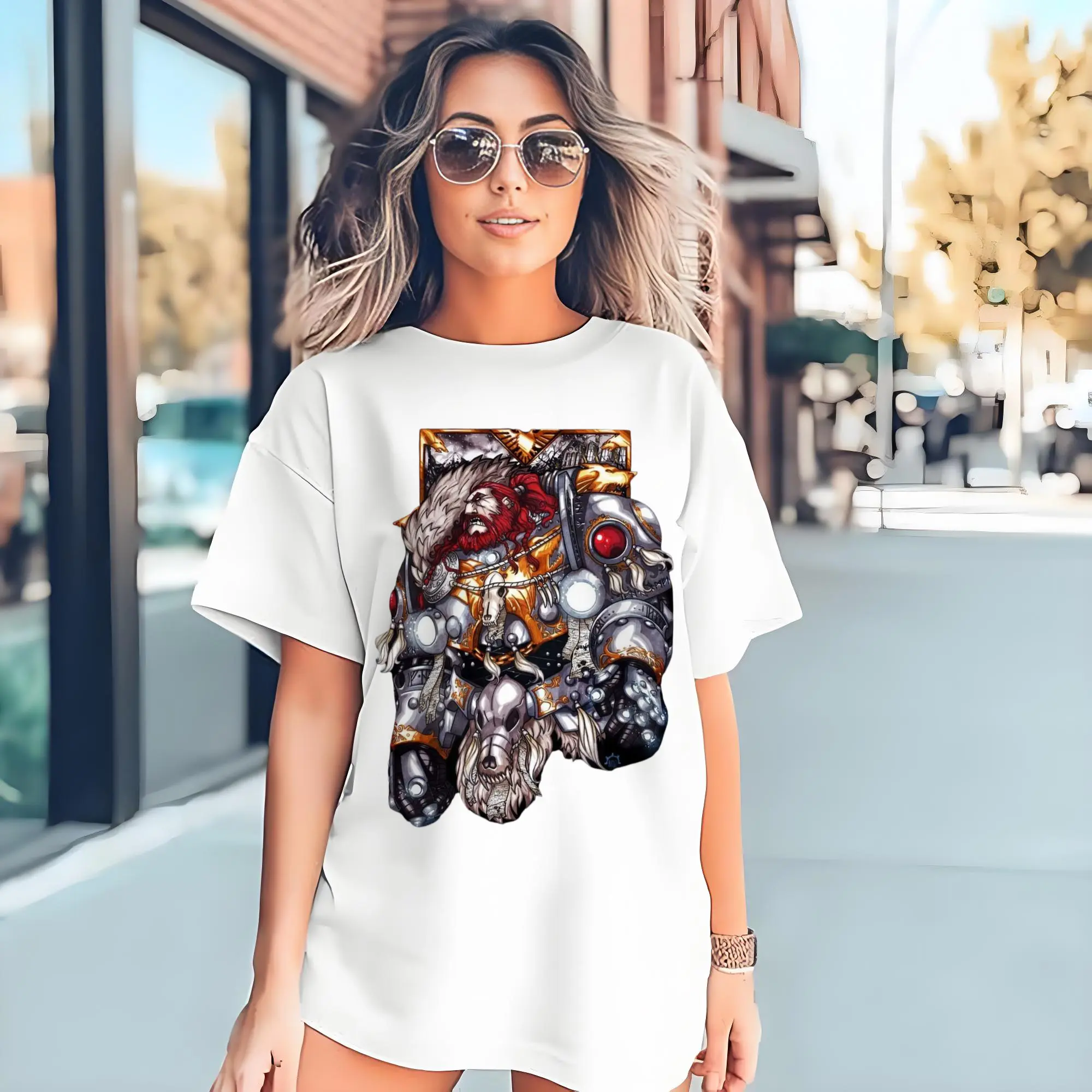 men's warhammer 40k Space Wolves tee