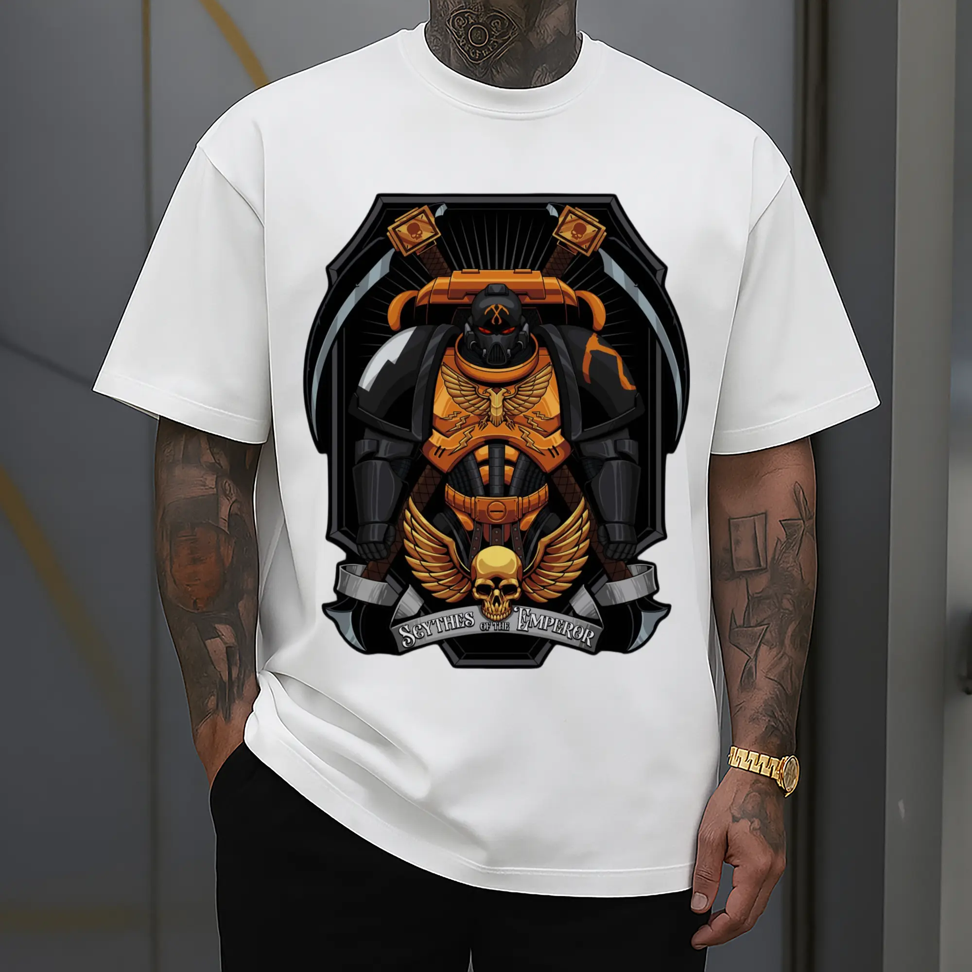vintage warhammer 40k scythes of the emperor t-shirt