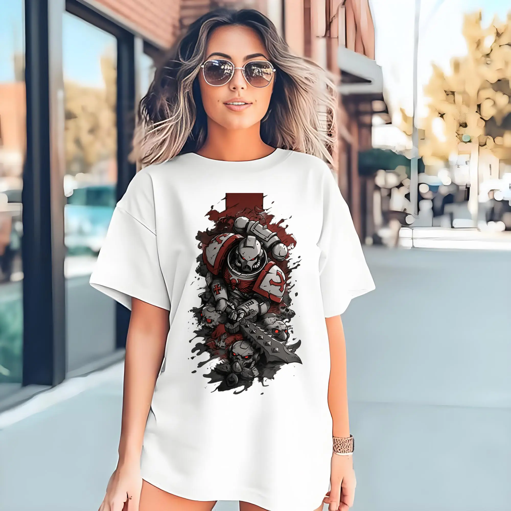 warhammer 40k black templars t shirt​