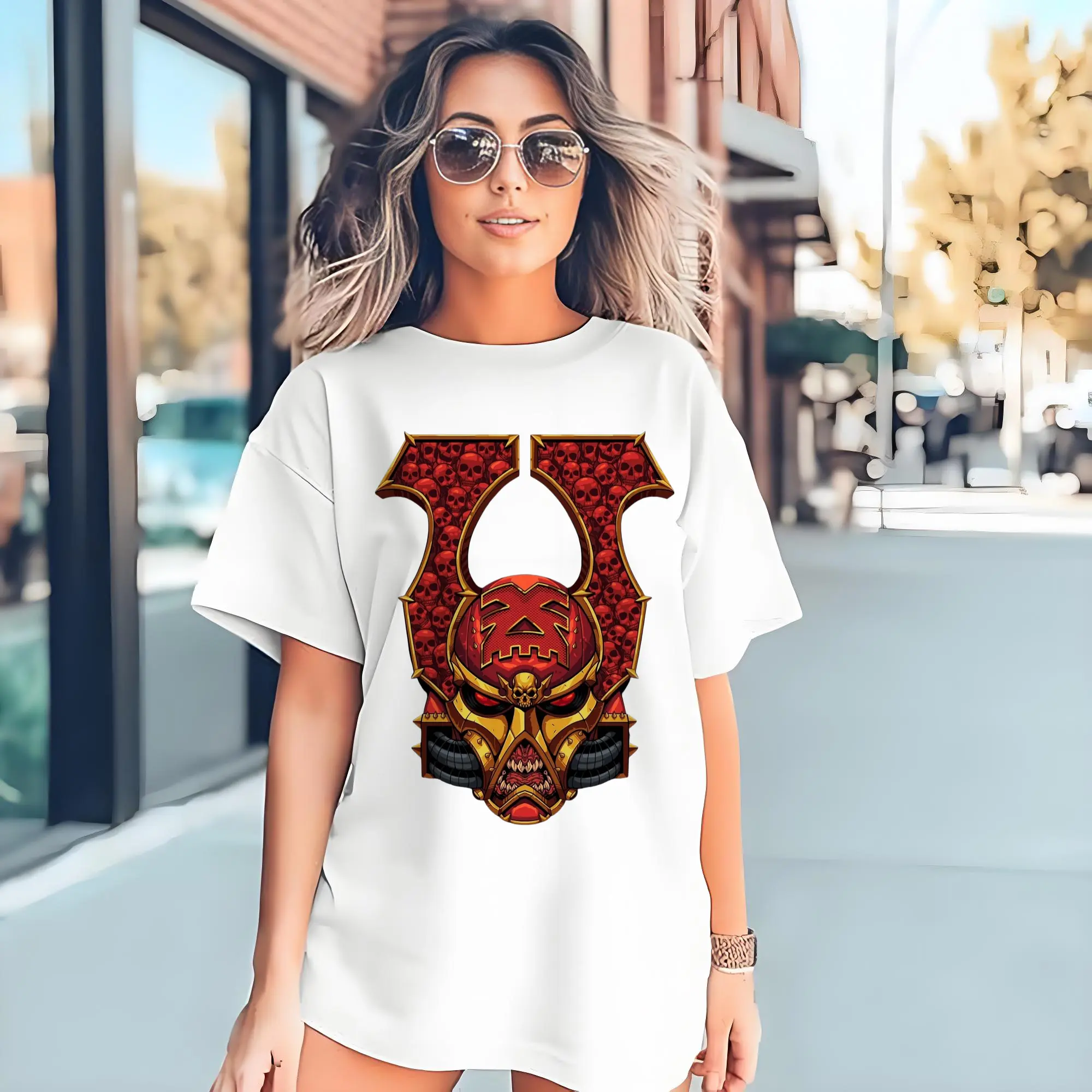 warhammer 40K Chaos Armies face t shirt​