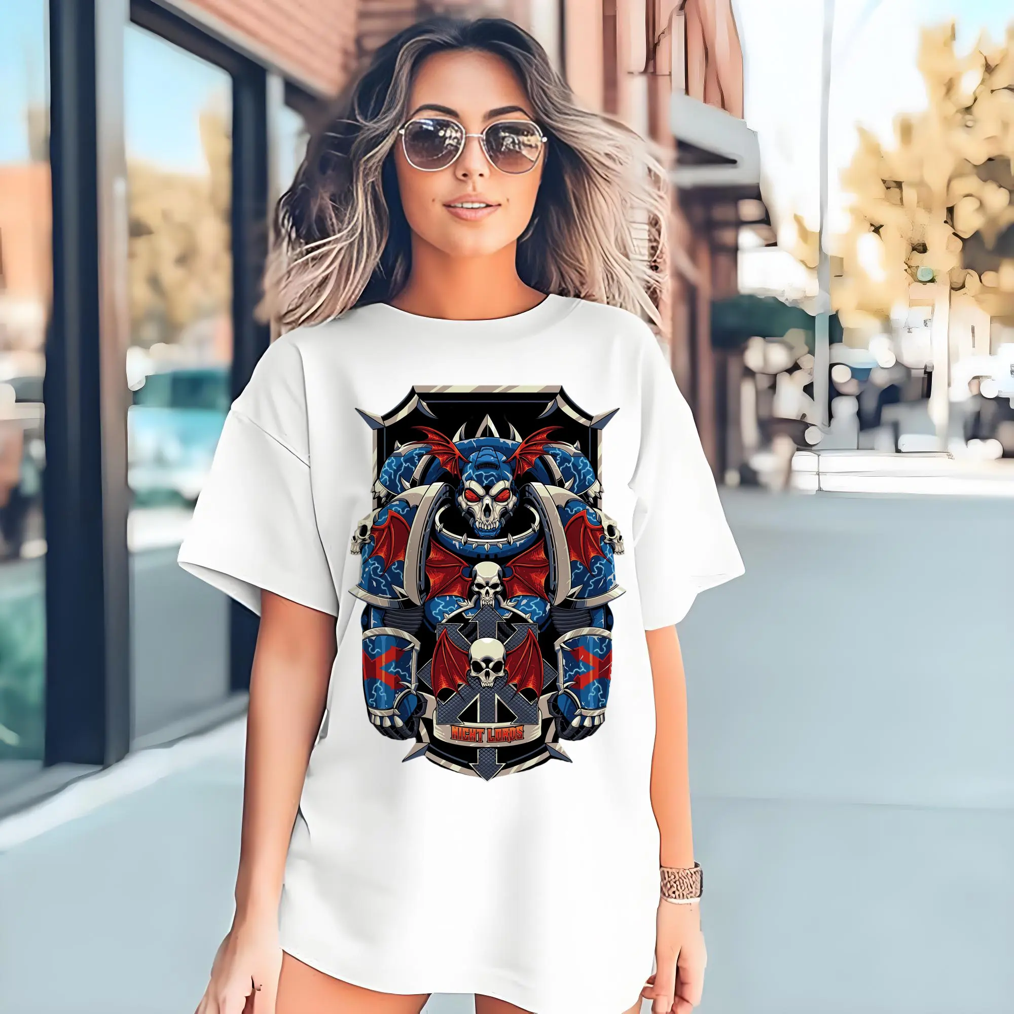 warhammer 40k night lords t shirt​