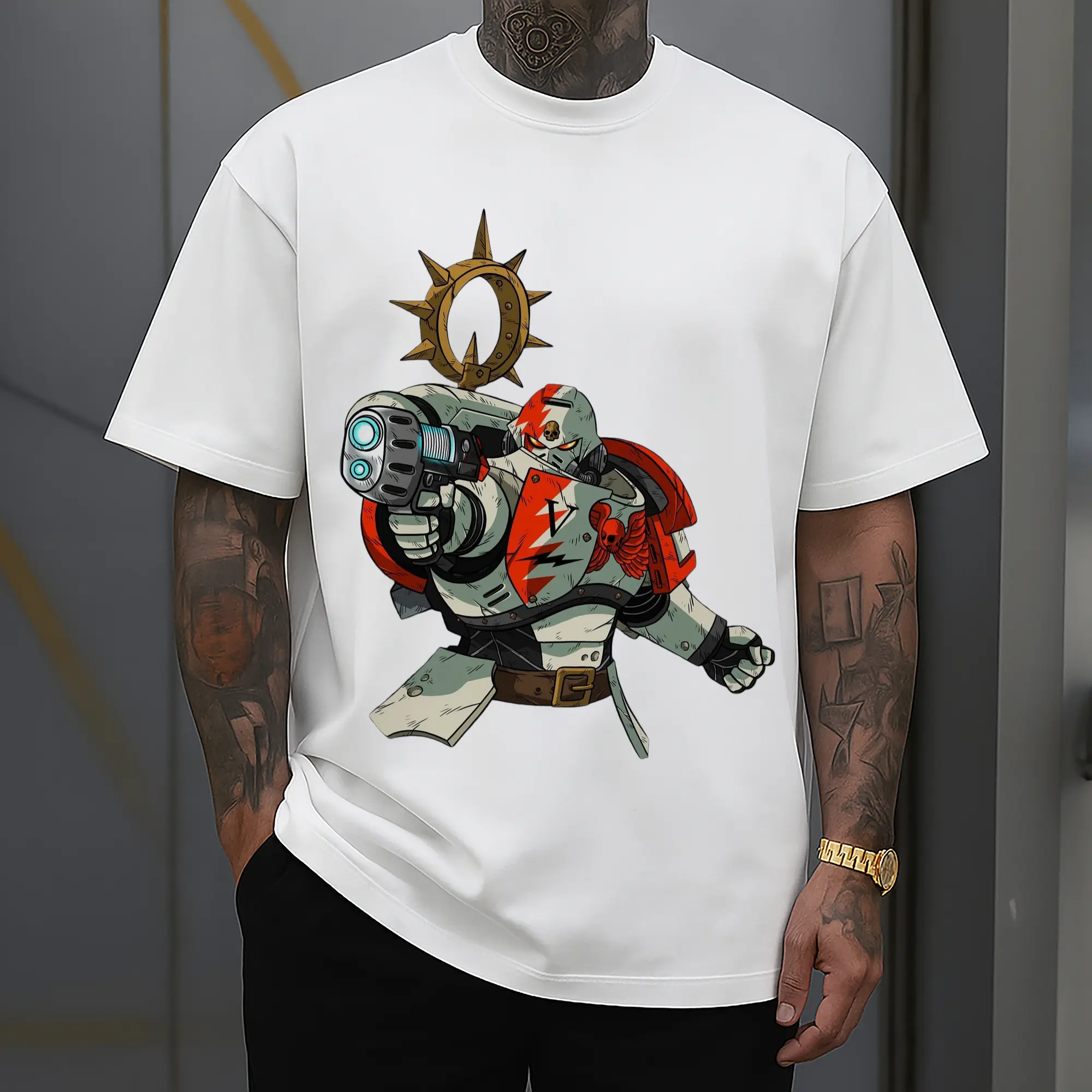 warhammer 40k White Scars t shirt​