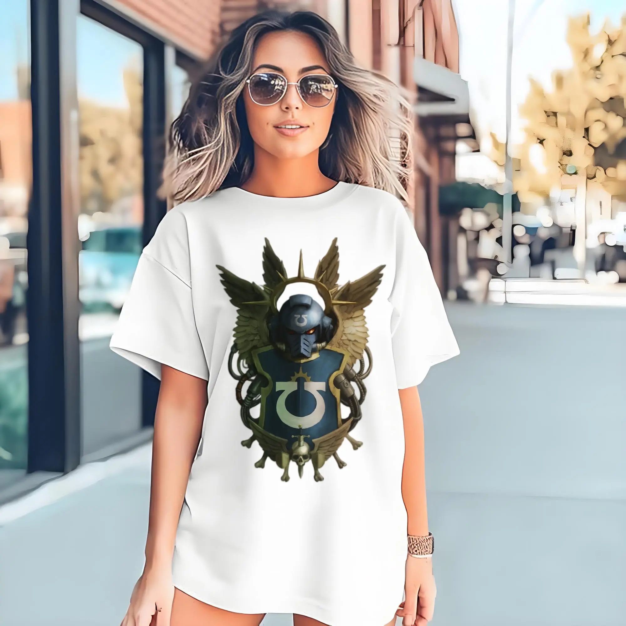 warhammer 40k White Scars tee