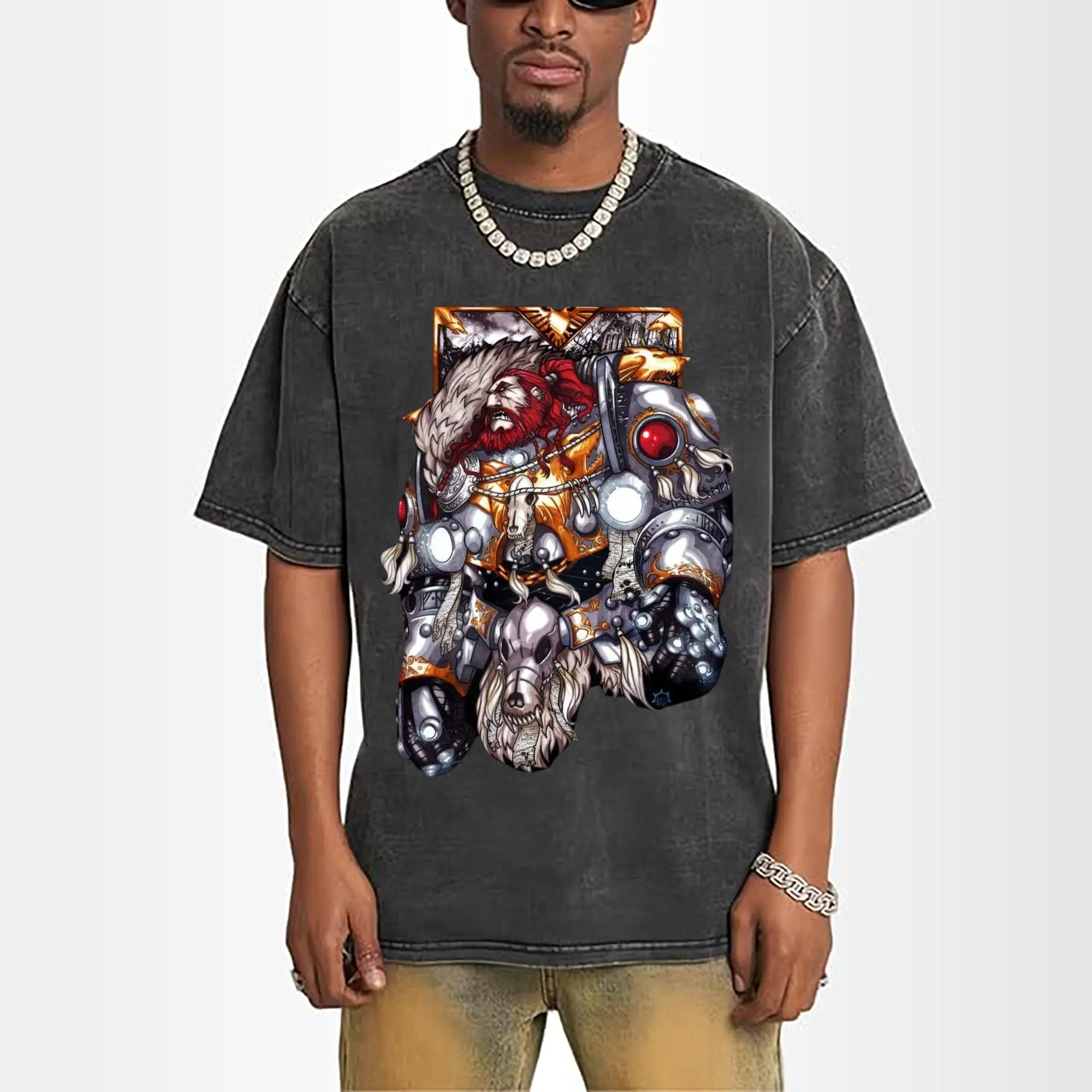 men's warhammer 40k Space Wolves tee