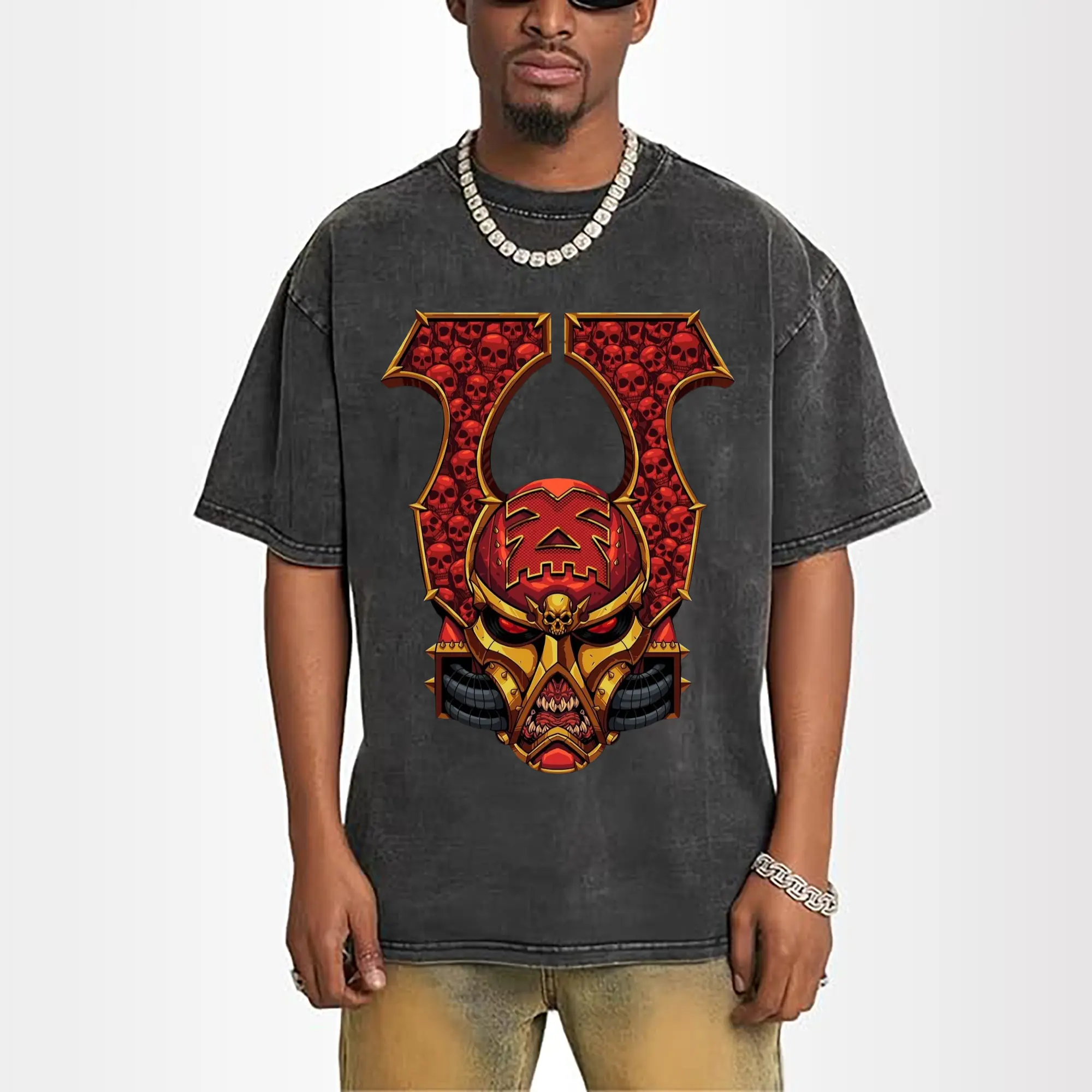 warhammer 40K Chaos Armies face t shirt​