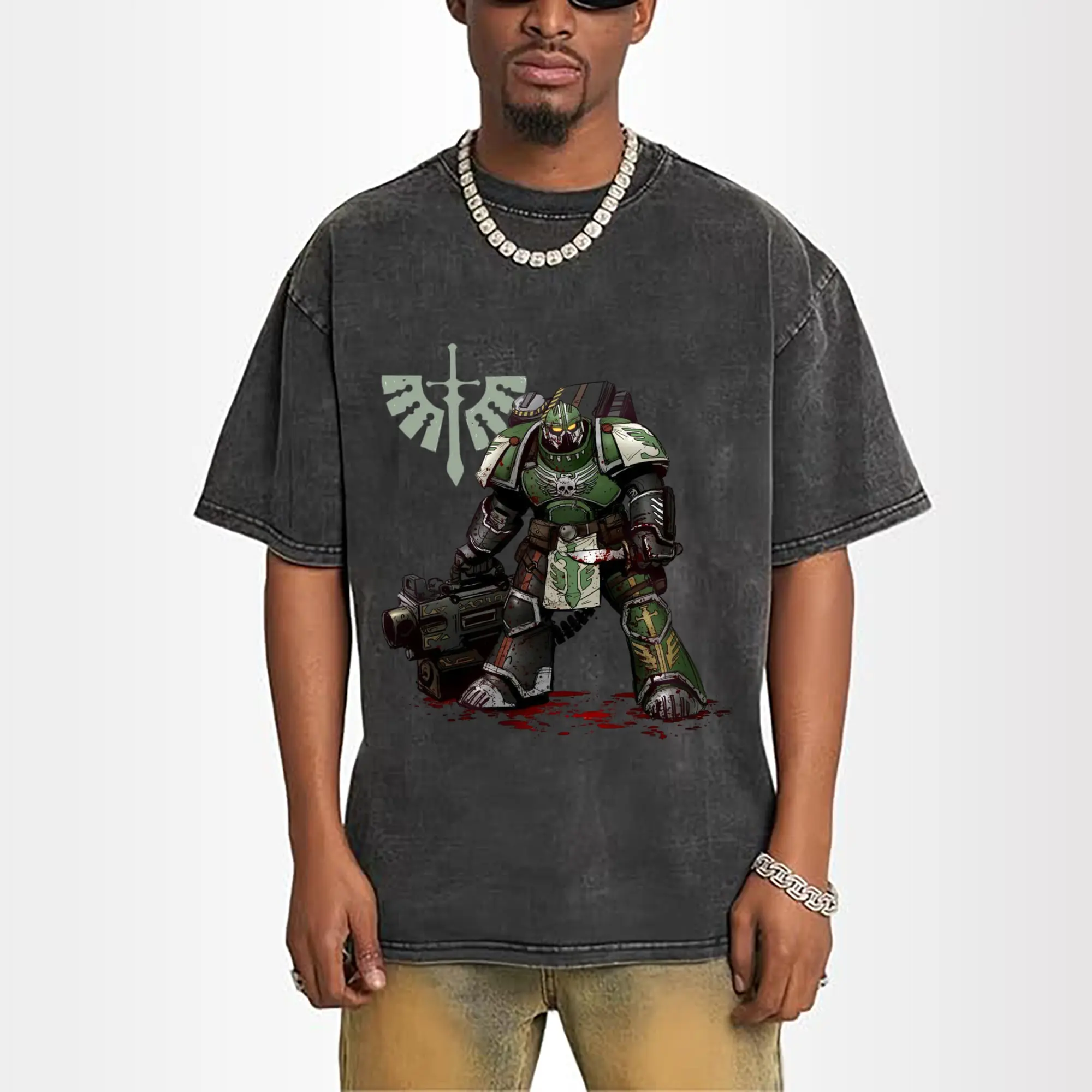 warhammer 40k dark angels tee