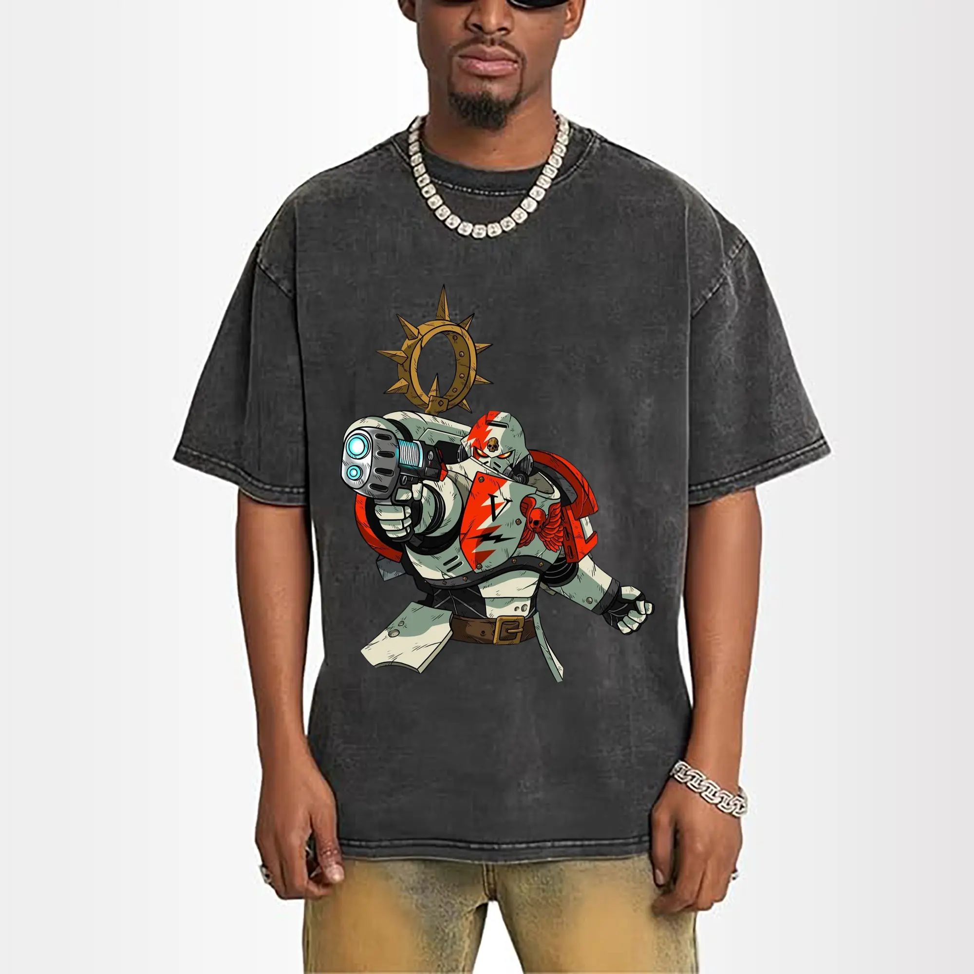 warhammer 40k White Scars t shirt​