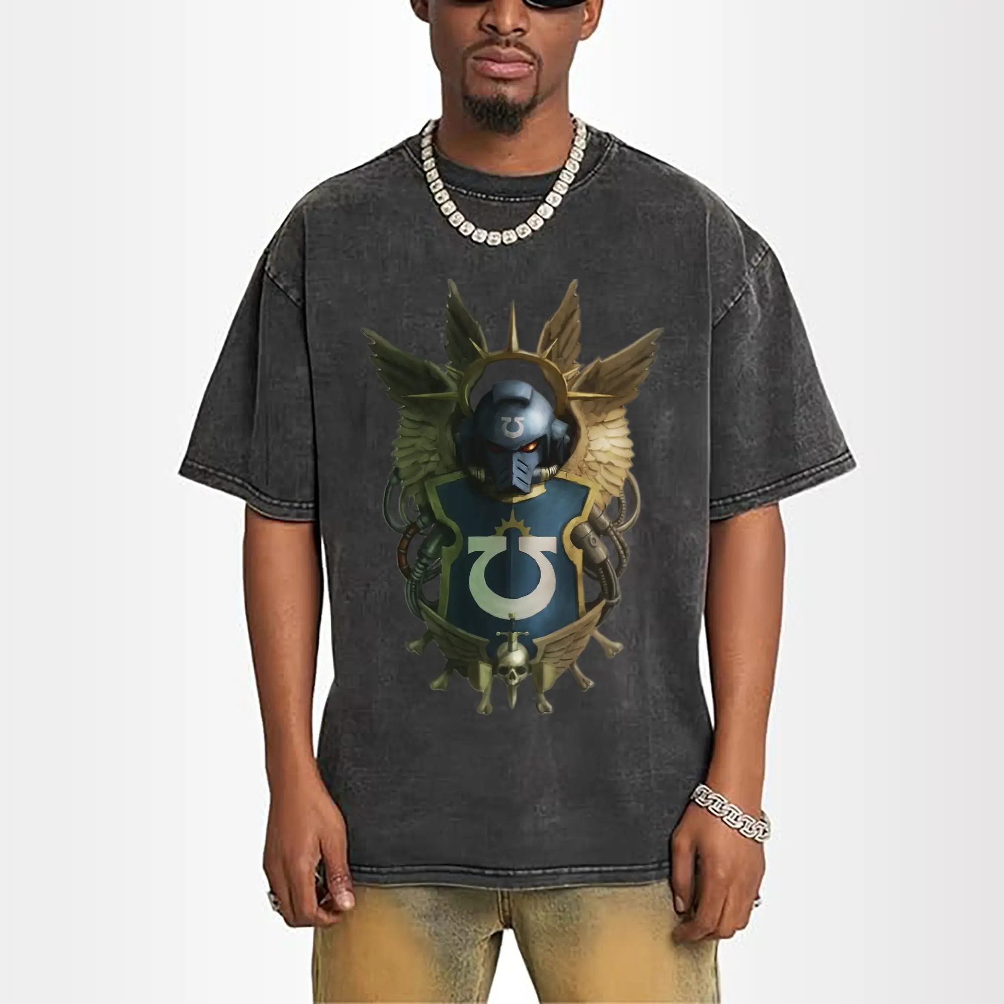 warhammer 40k White Scars tee