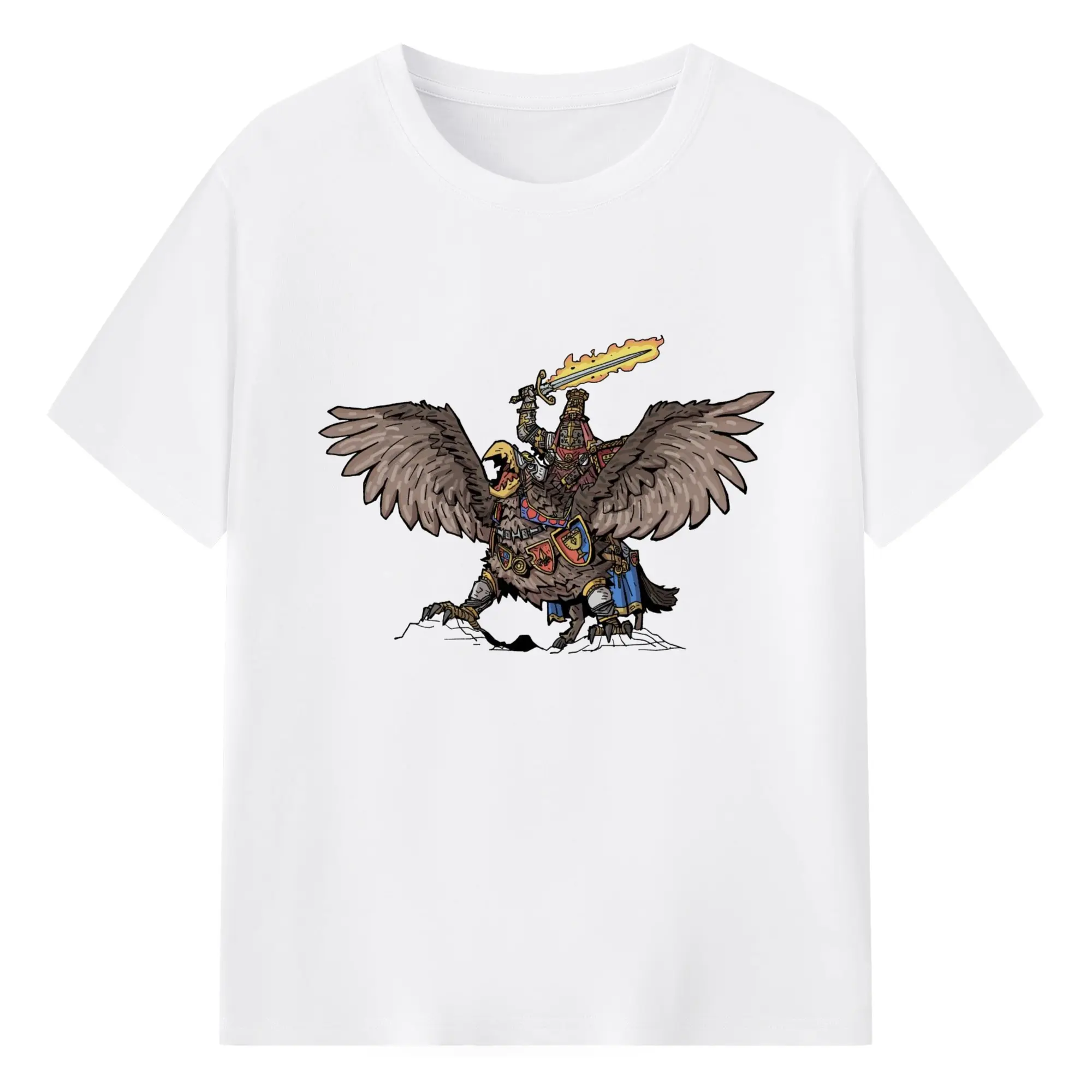 Total war warhammer Empire tee - 180g Cotton T-Shirt With Front Heat Transfer Print – Soft, Lightweight, Fitted Design – Comfortable Casual Wear For Sports & Everyday Use