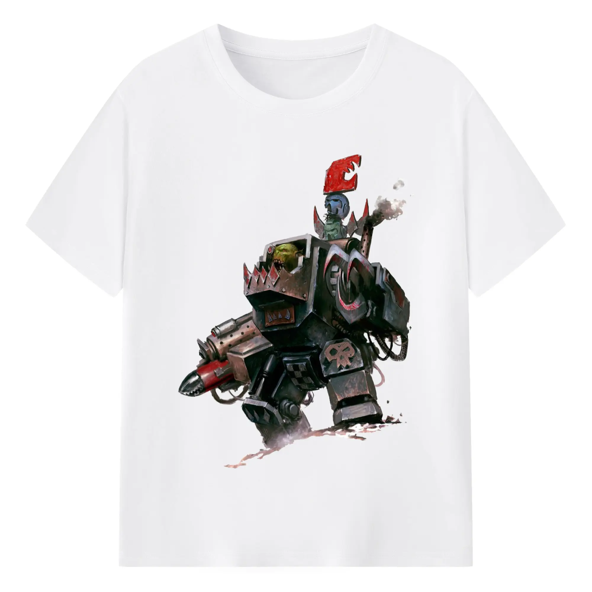 Total war warhammer Skaven t shirt​ - 180g Cotton T-Shirt With Front Heat Transfer Print – Soft, Lightweight, Fitted Design – Comfortable Casual Wear For Sports & Everyday Use