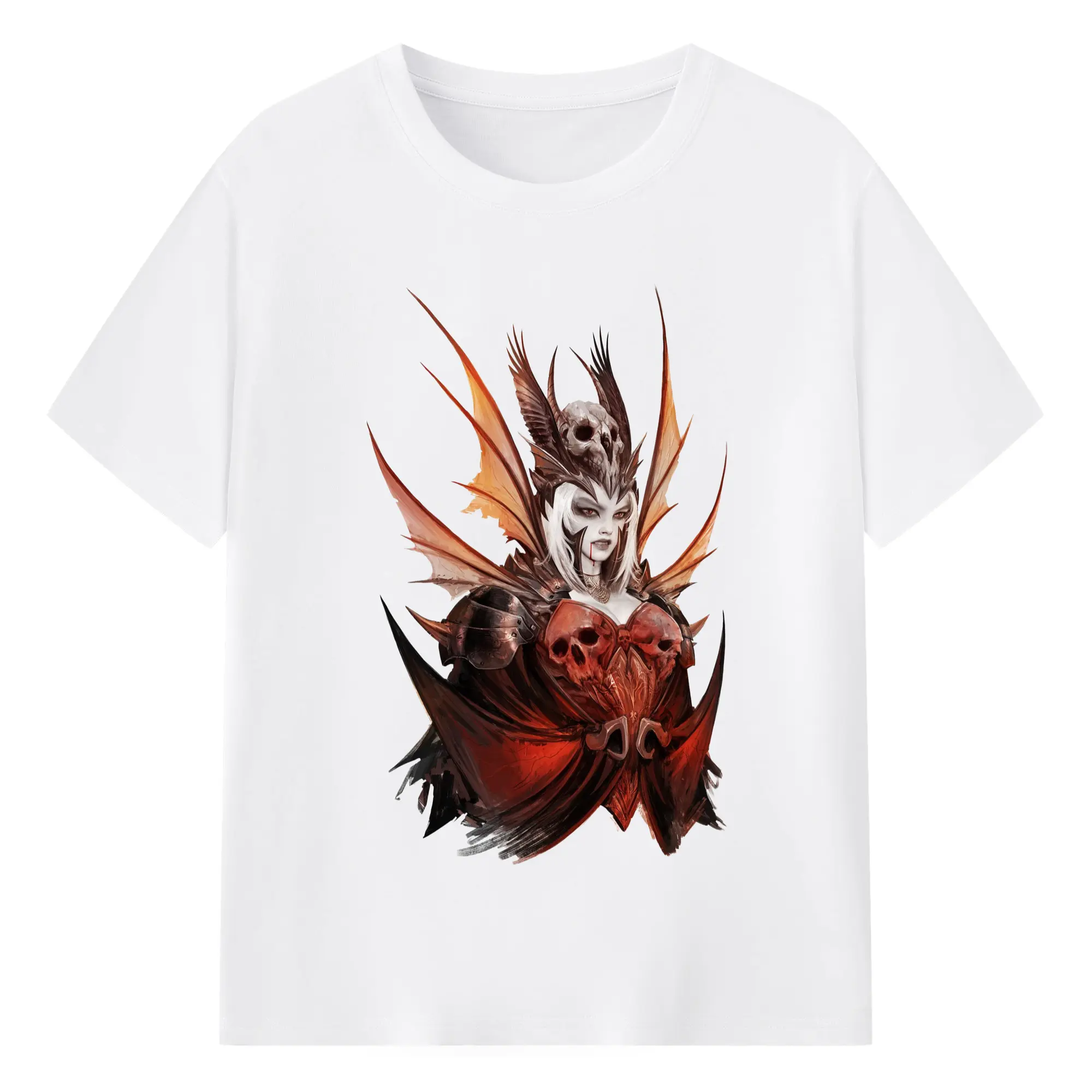 Total war warhammer Vampire Coast t shirt​ - 180g Cotton T-Shirt With Front Heat Transfer Print – Soft, Lightweight, Fitted Design – Comfortable Casual Wear For Sports & Everyday Use