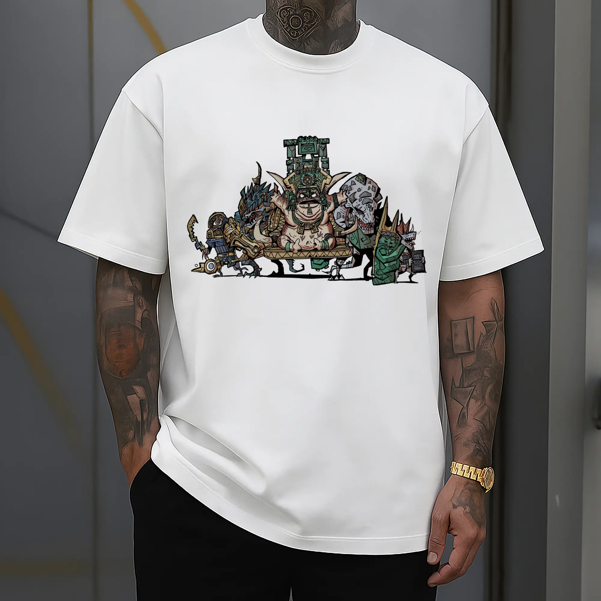 total war warhammer Lizardmen graphic t shirt​