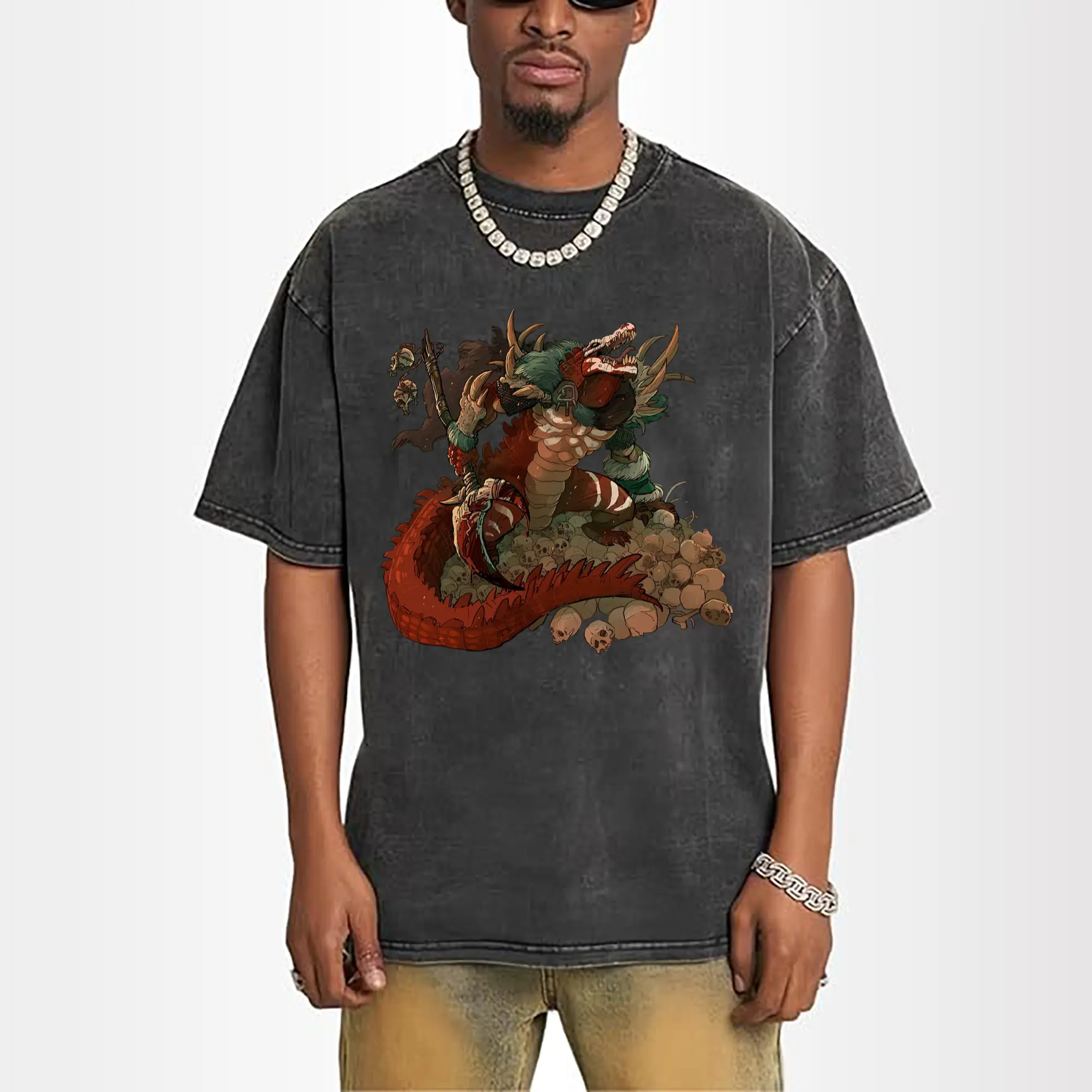 total war warhammer Lizardmen graphic tee