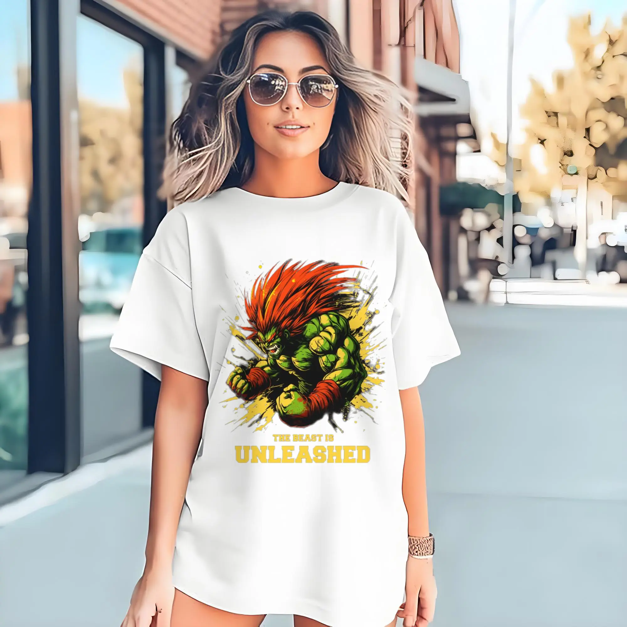 street fighter blanka art shirt​
