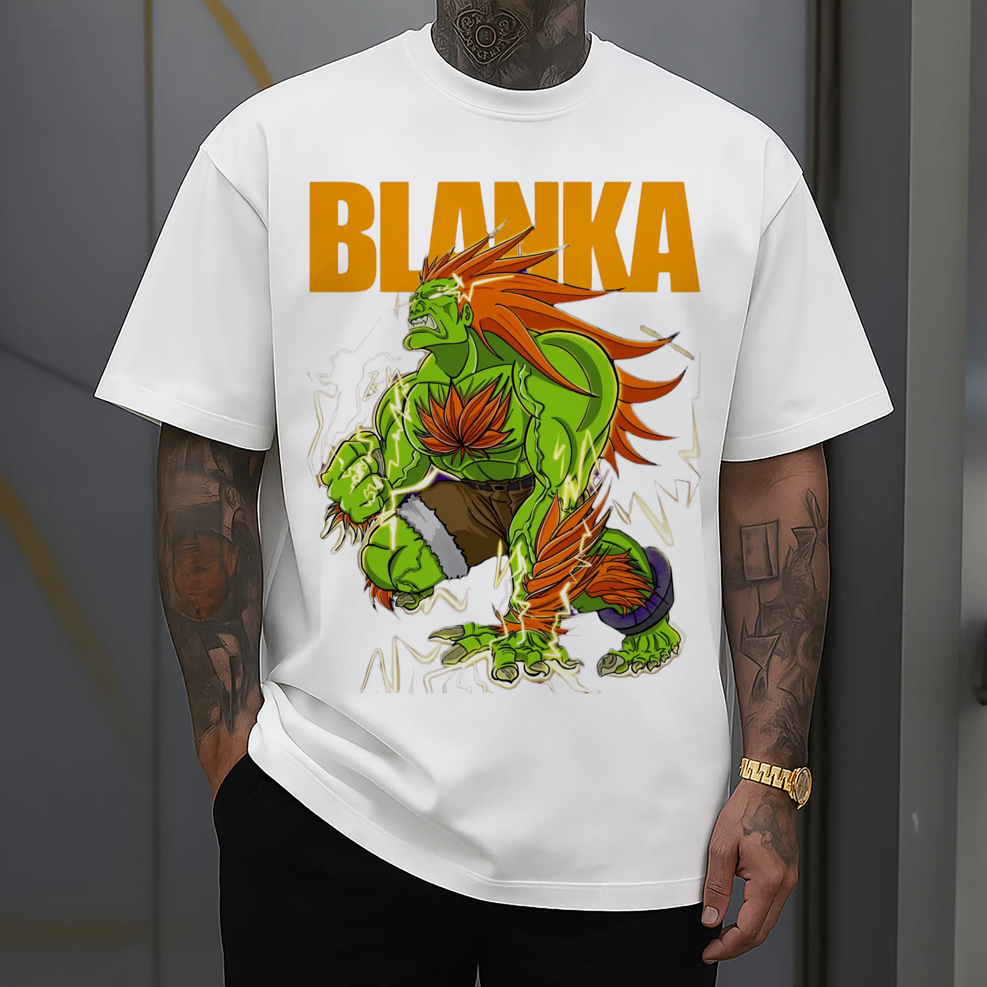 street fighter blanka classic t shirt​