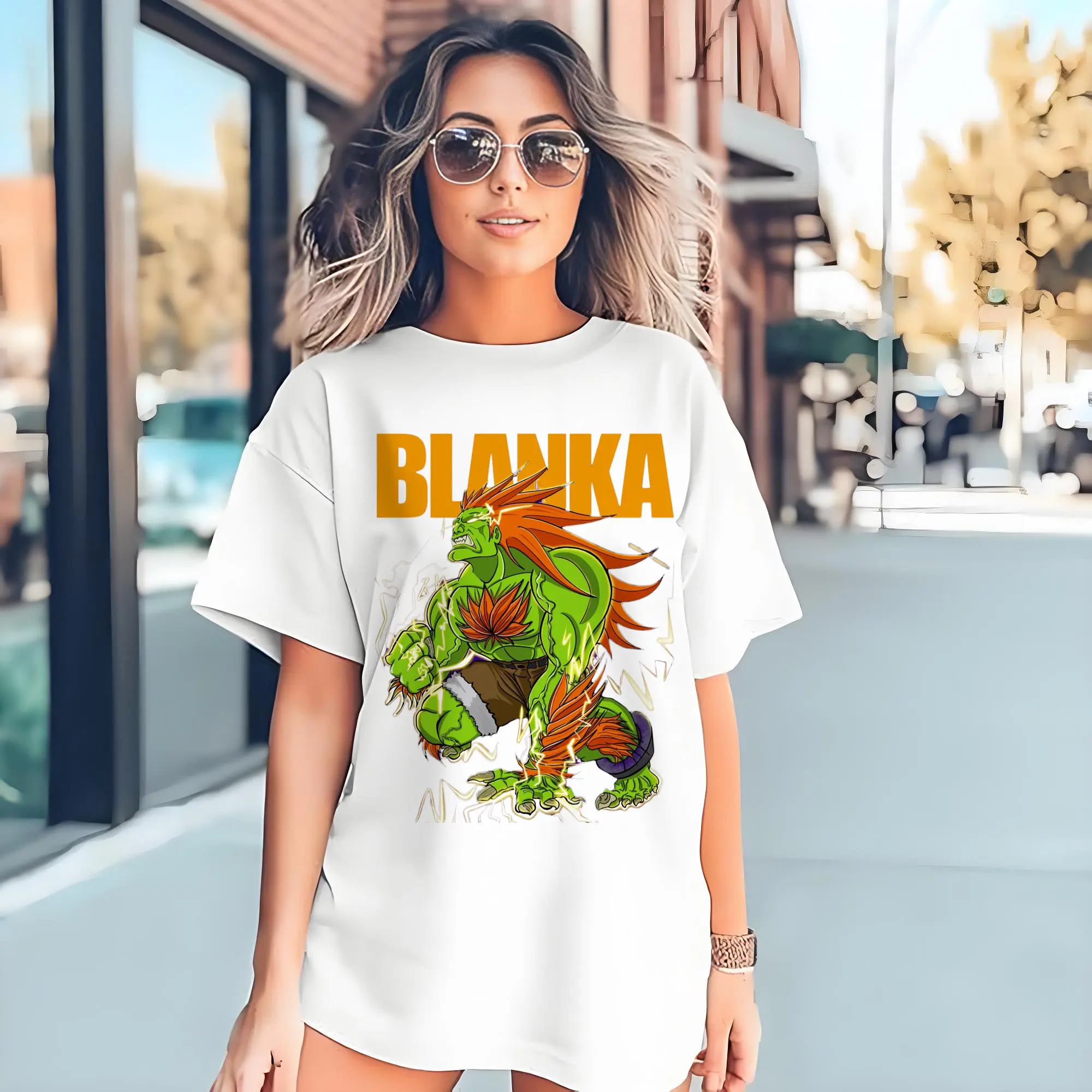 street fighter blanka classic t shirt​