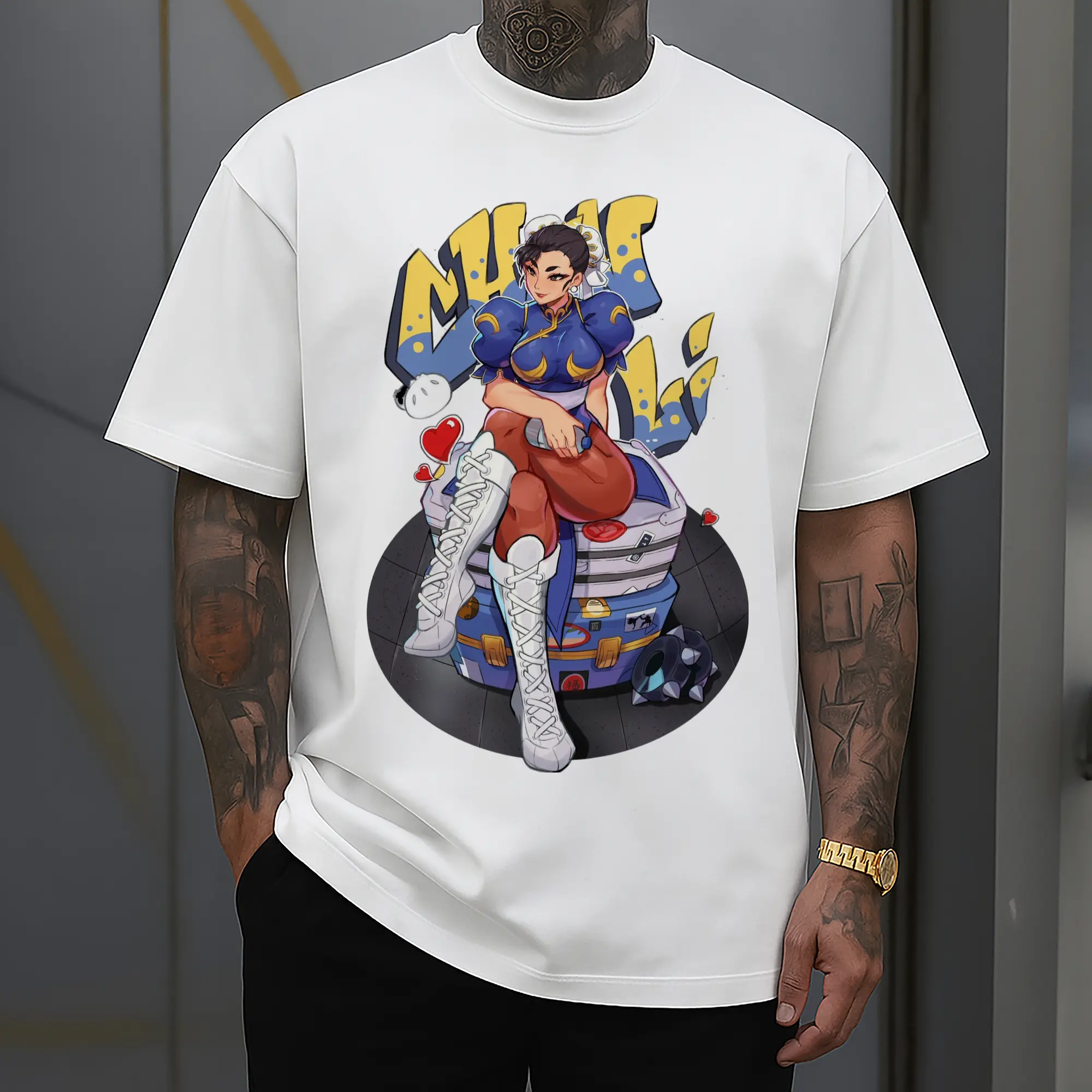street fighter chun li t-shirt​