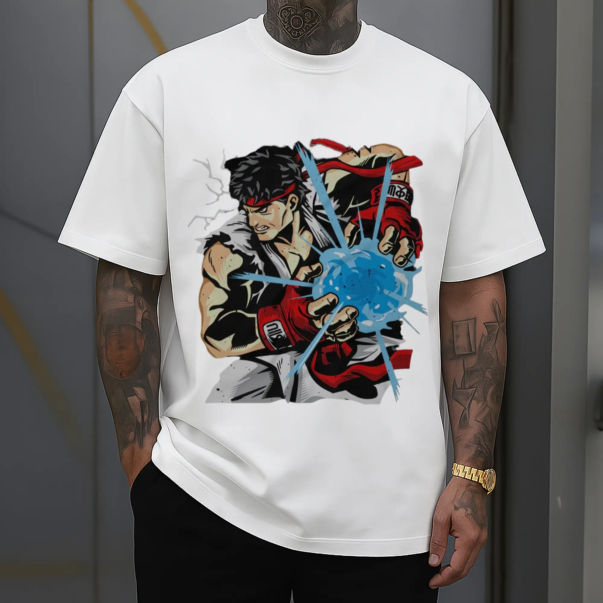 street fighter ryu art shirt​