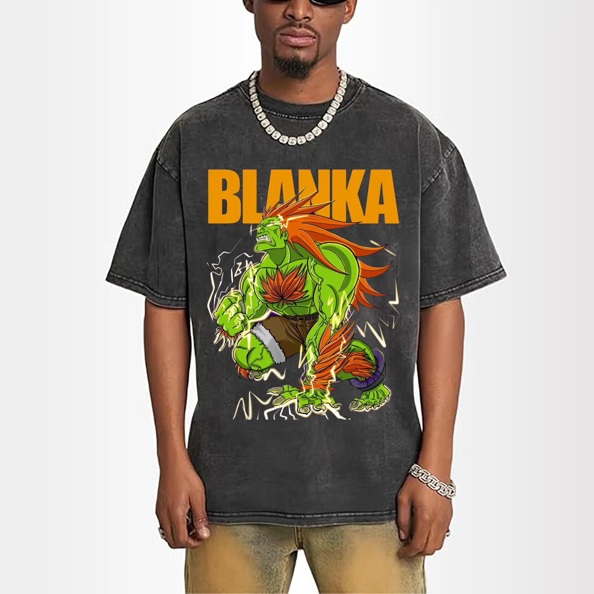 street fighter blanka classic t shirt​
