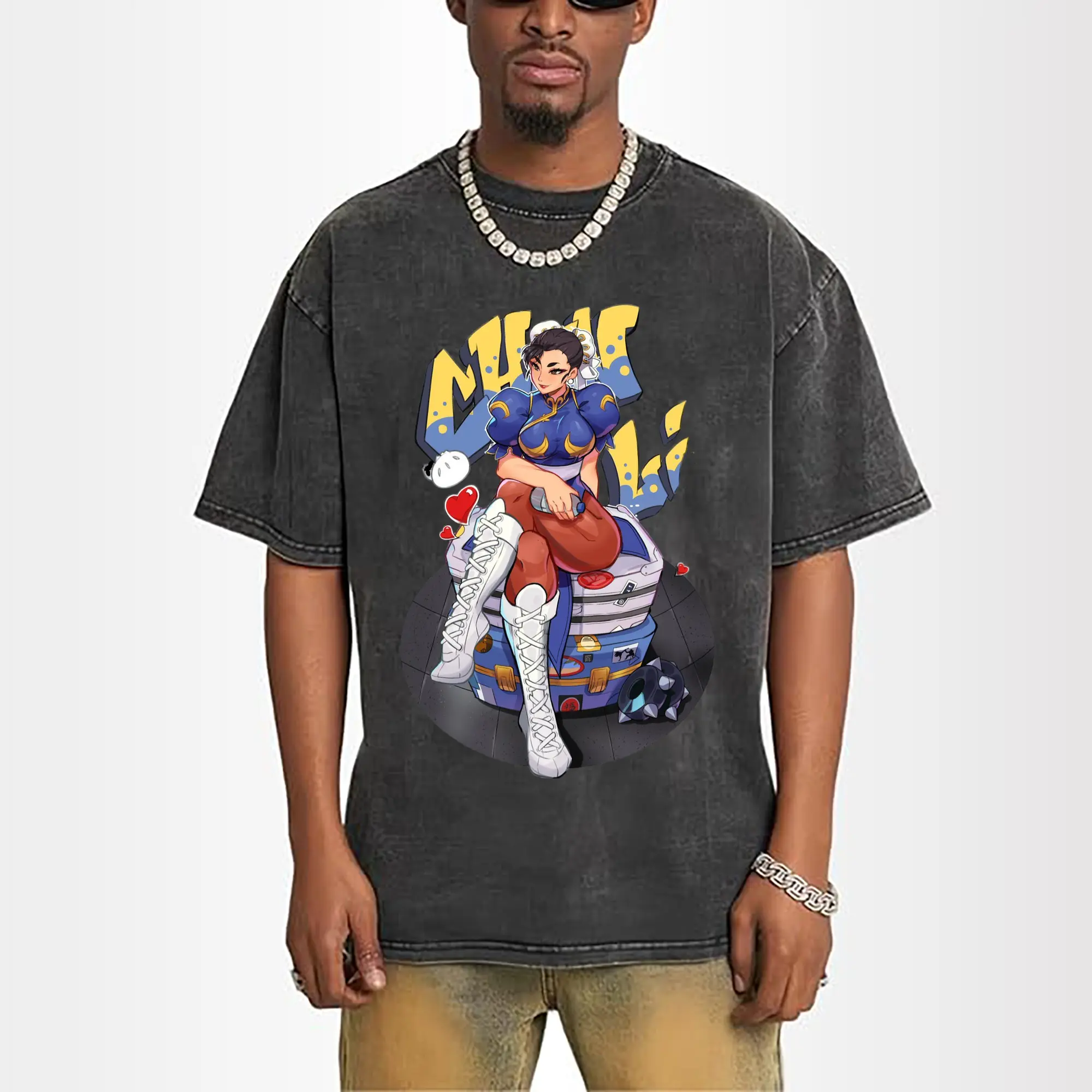 street fighter chun li t-shirt​