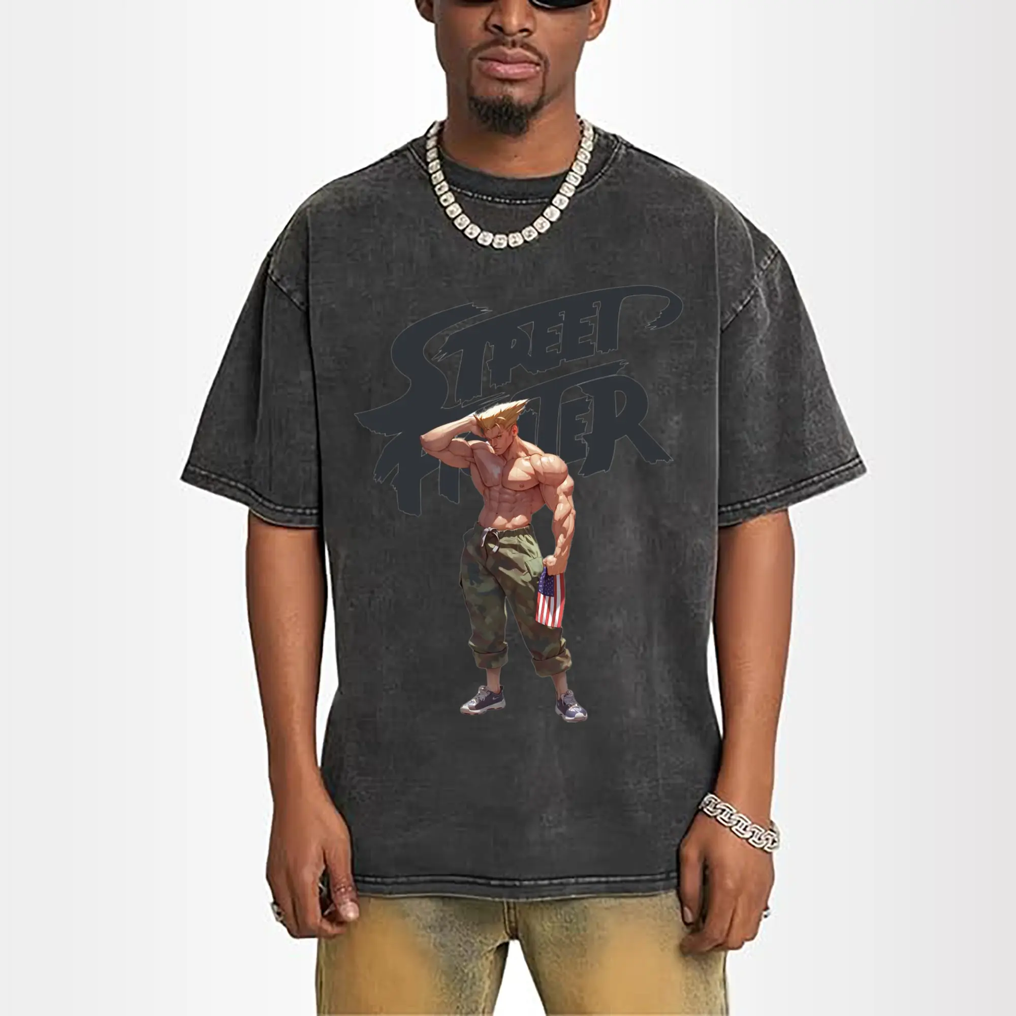 street fighter guile tee