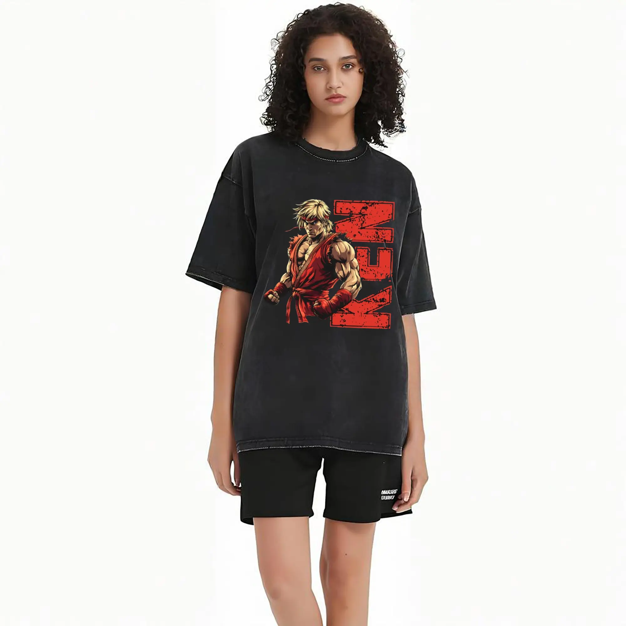 street fighter ken t shirt​