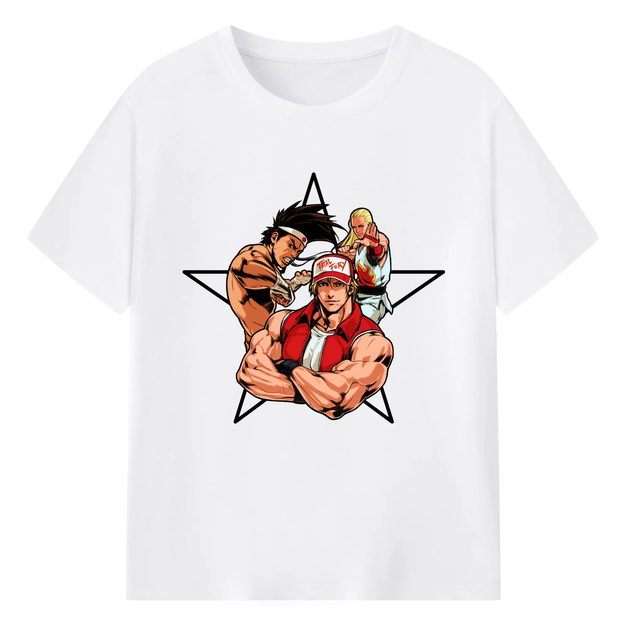 The king of fighters shirt Classic T-Shirt - 180g Cotton T-Shirt With Front Heat Transfer Print – Soft, Lightweight, Fitted Design – Comfortable Casual Wear For Sports & Everyday Use