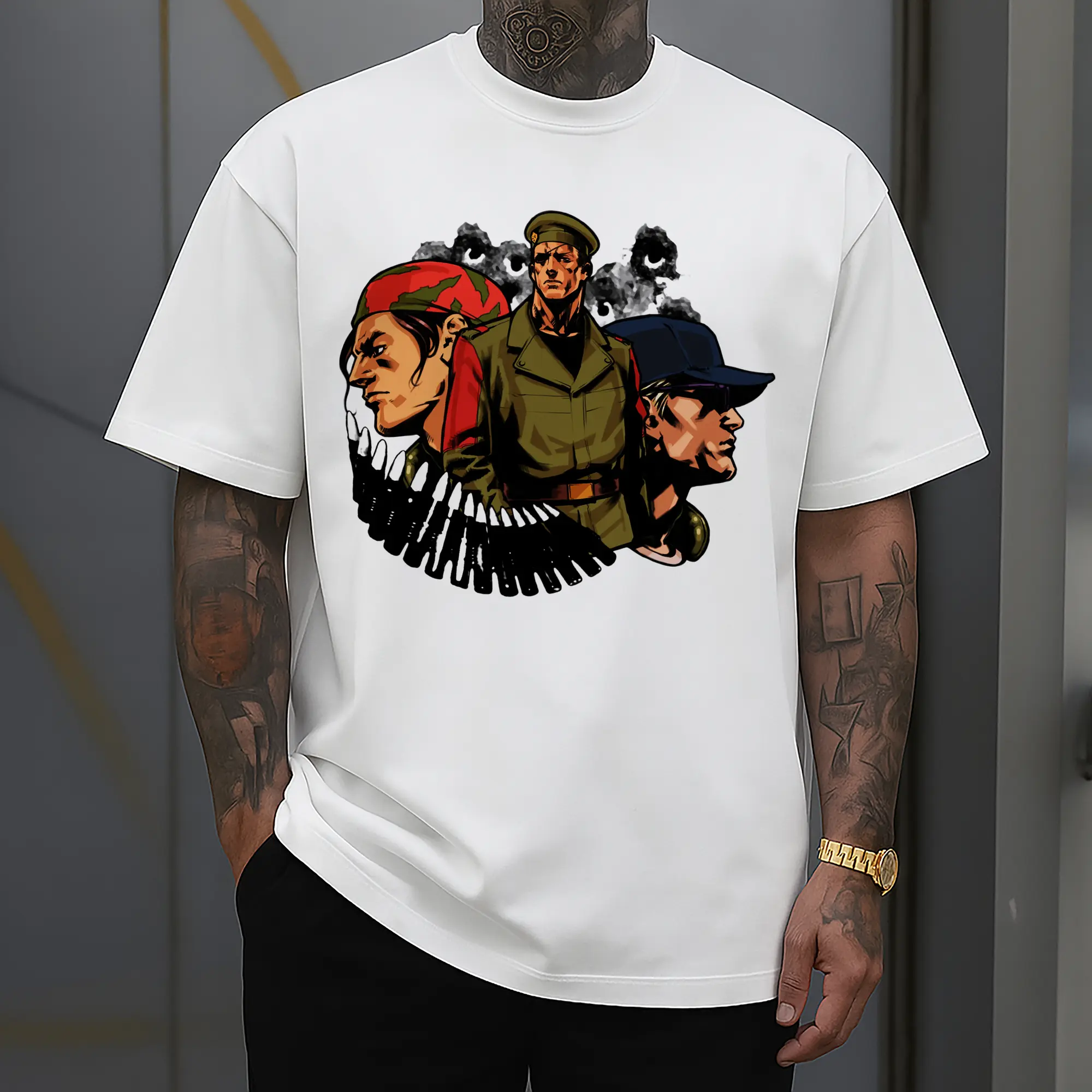 vintage the king of fighters t-shirt